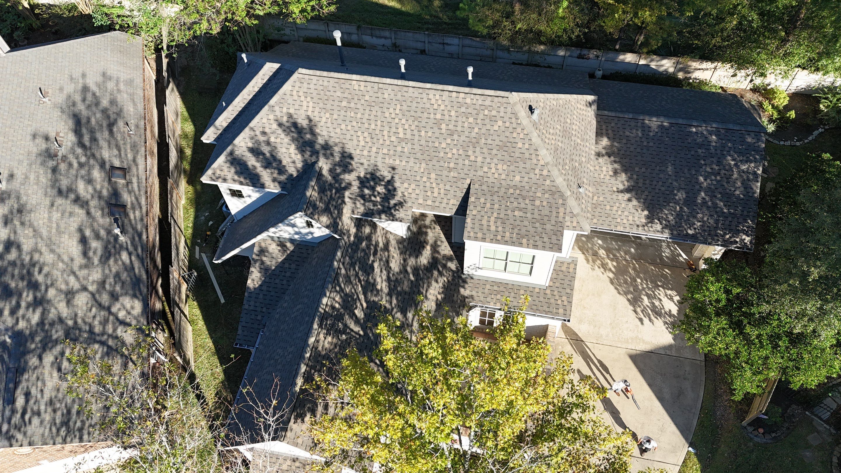Kingwood Roof Installation using Atlas Pinnacle Pristine by Modern BYLT Roofing & Construction