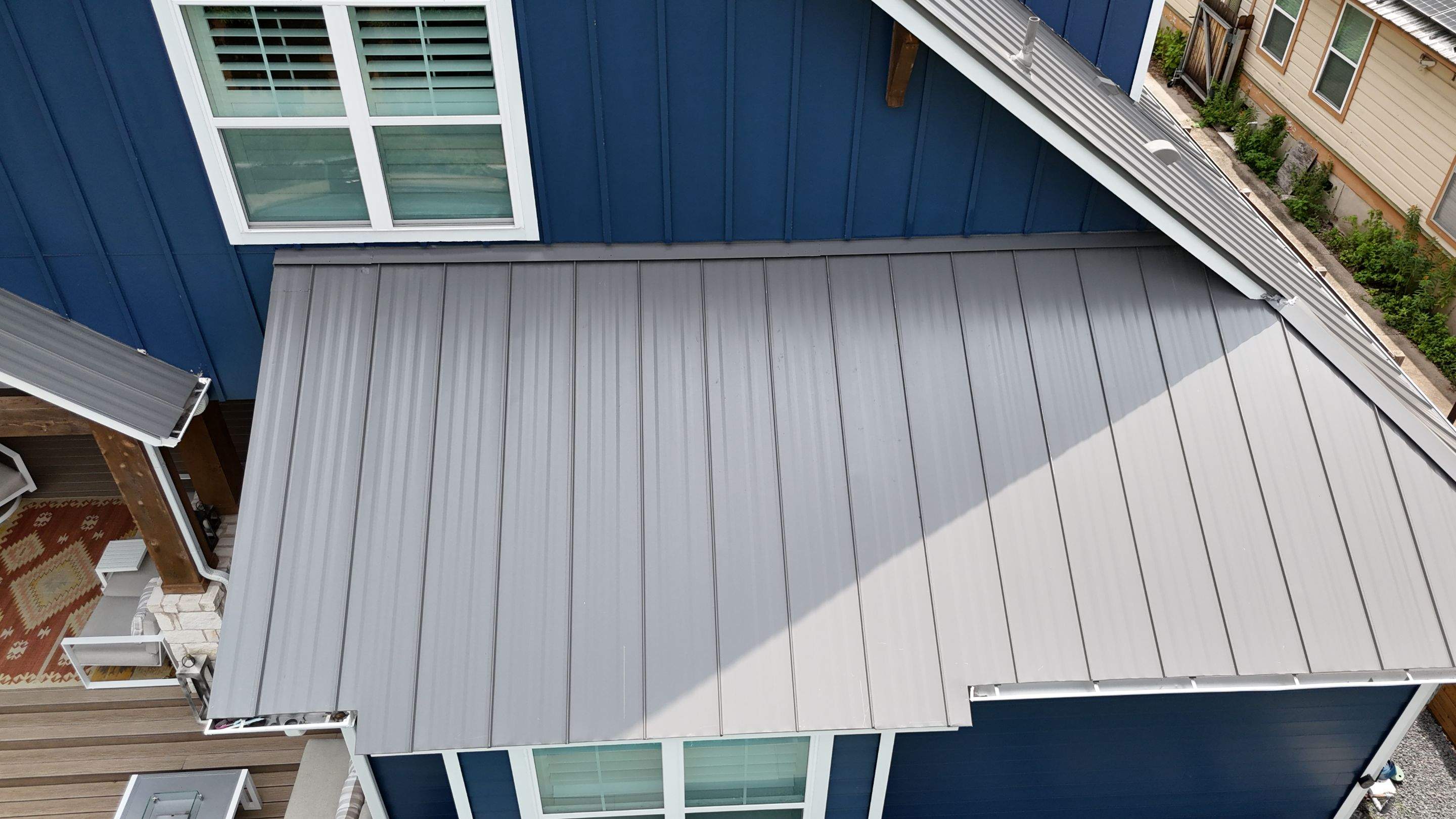 Charcoal Grey - L&A Metals LLC Type FF100, Hidden fastener/Standing Seam by RoofsOnly.com