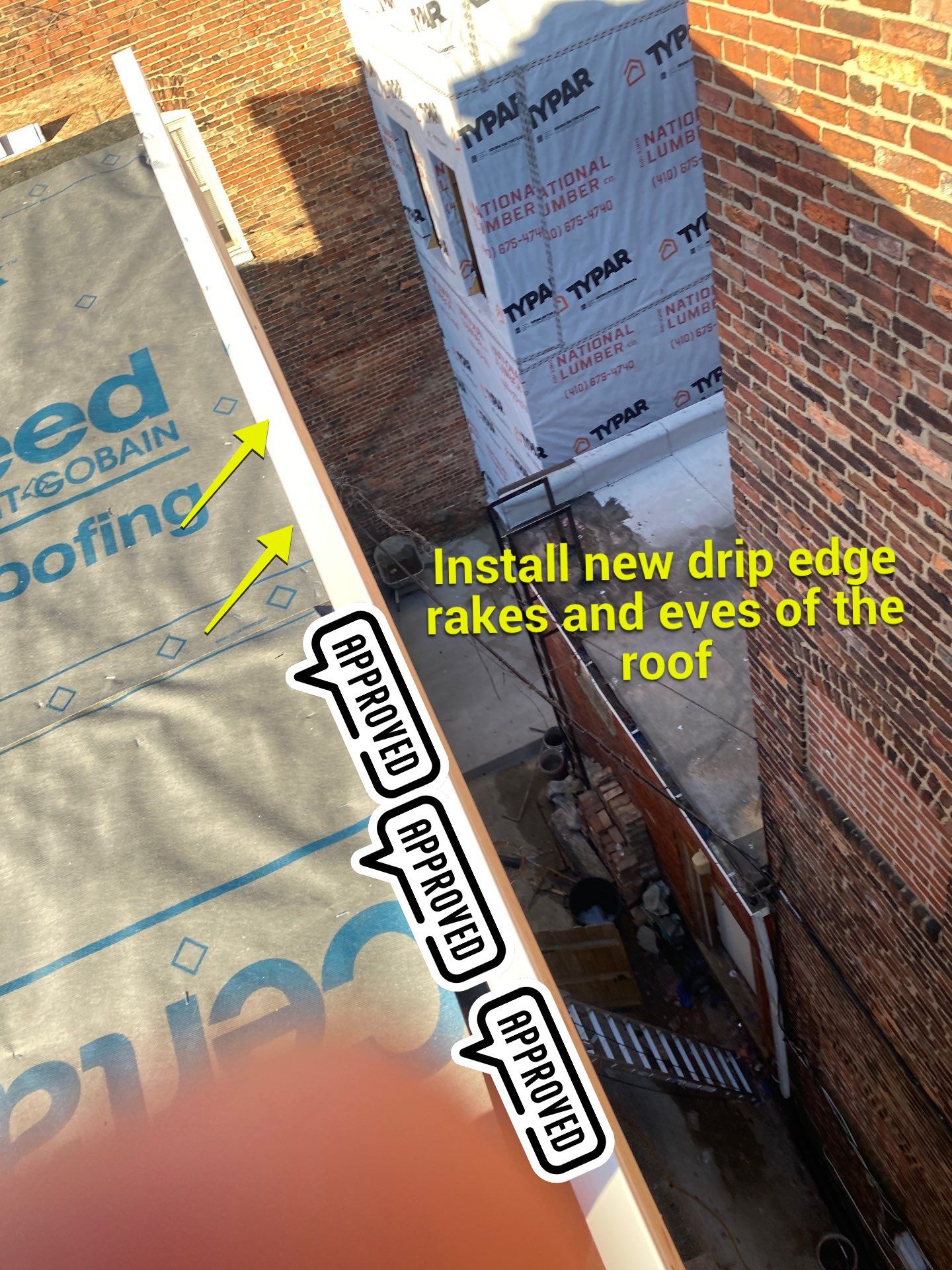 Residential Roofing Installation using Landmark Shingles by Alpha Design Services