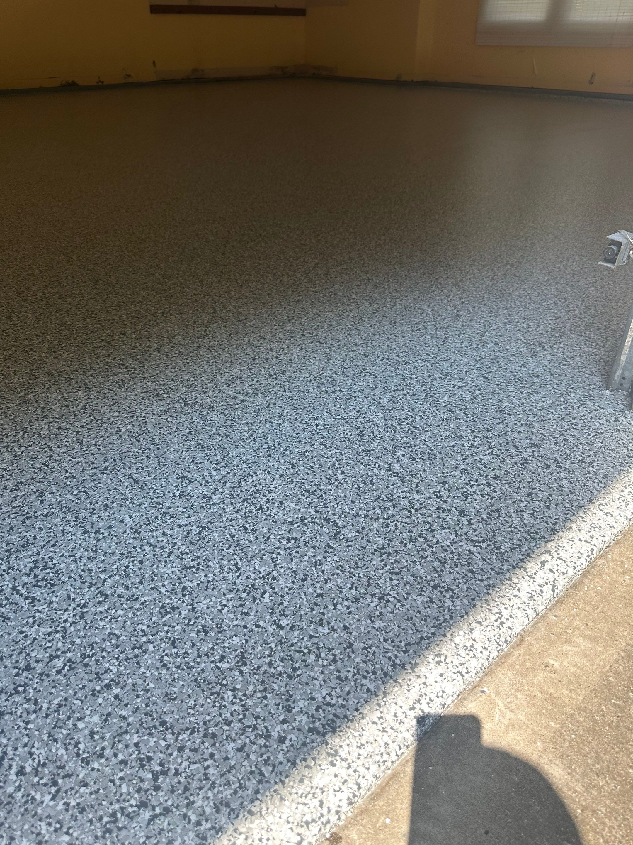 Garage Floor Coating using Gravel by My Garage Floor Guys