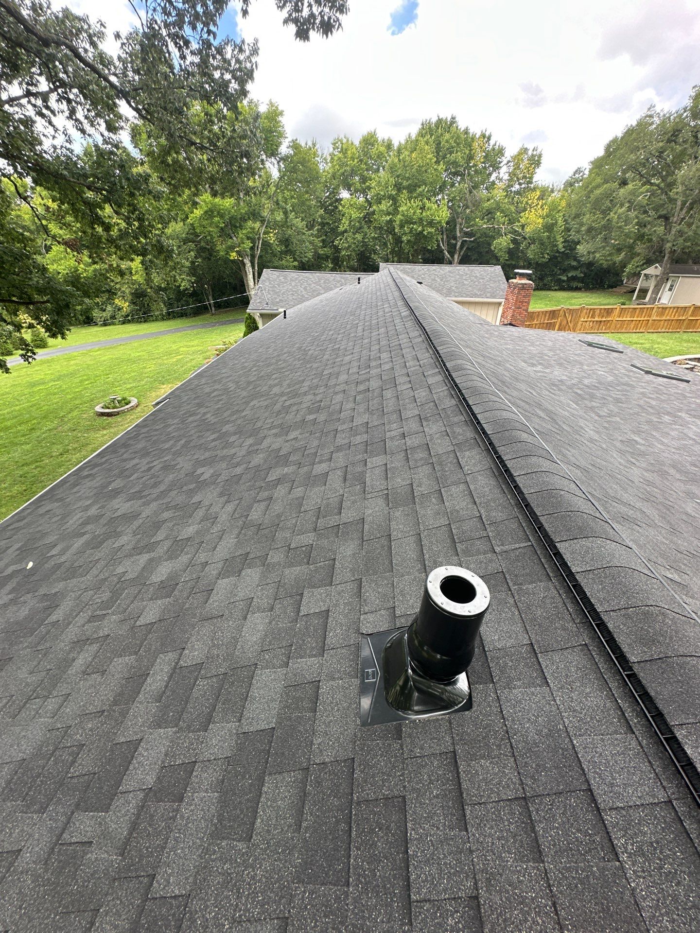 Malarkey Vista Shingles in Brilliant Black by Undersun Roofing