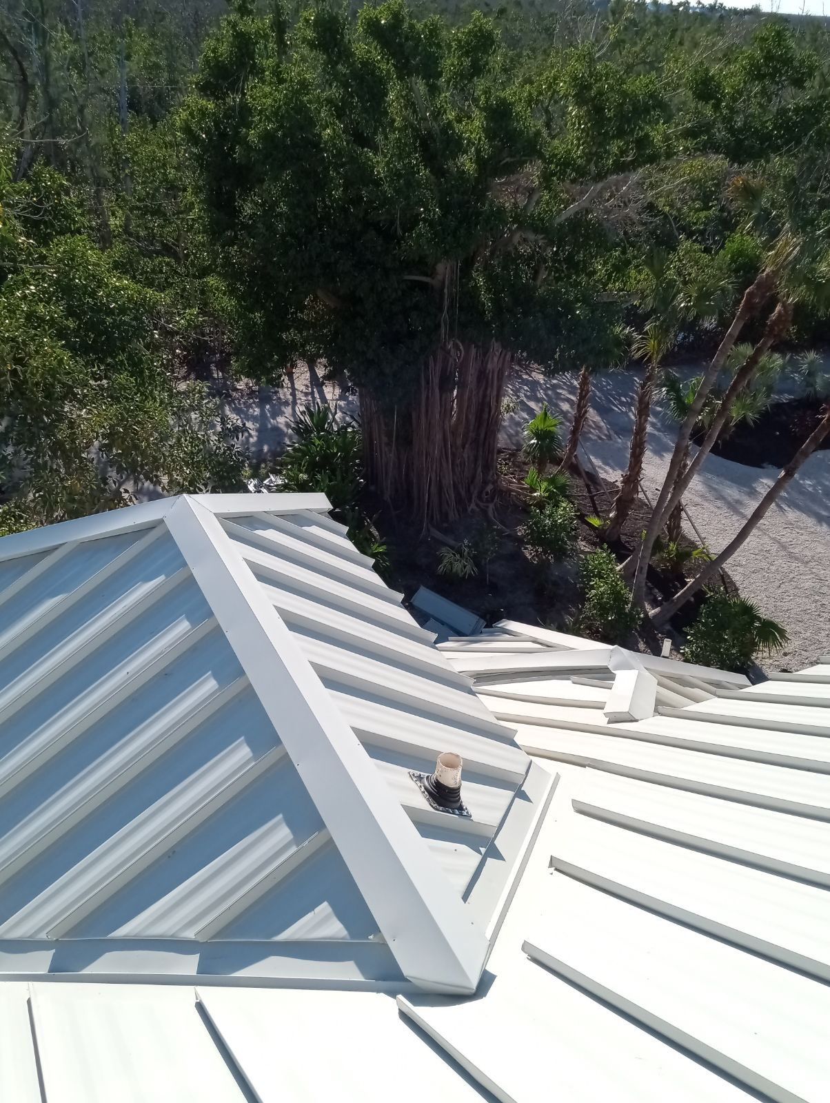 Sanibel Island Standing Seam Roof Replacement by Four Peaks Roofing