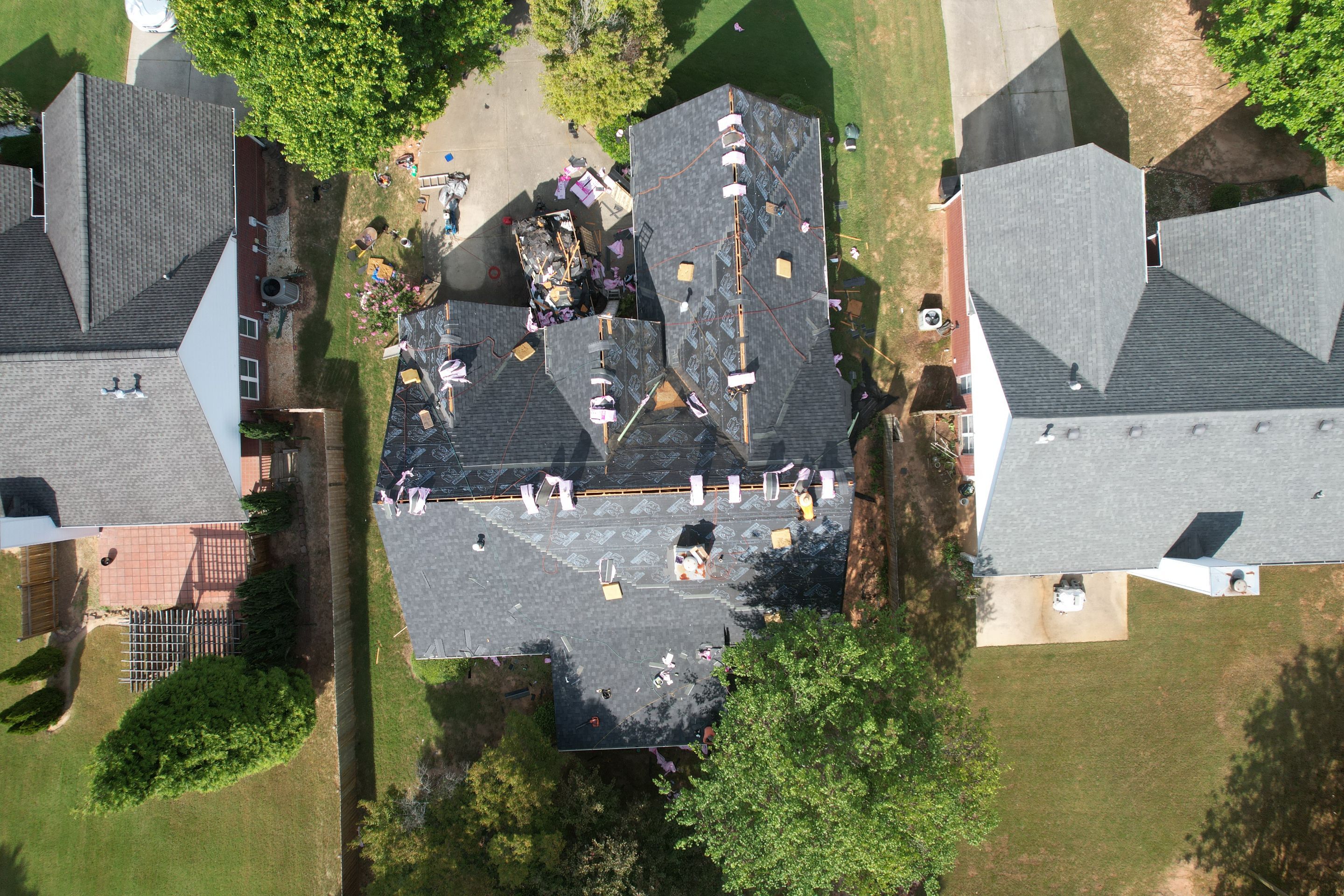 Residential Roof Replacement using Owens Corning Onyx Black by Inspector Roofing and Restoration