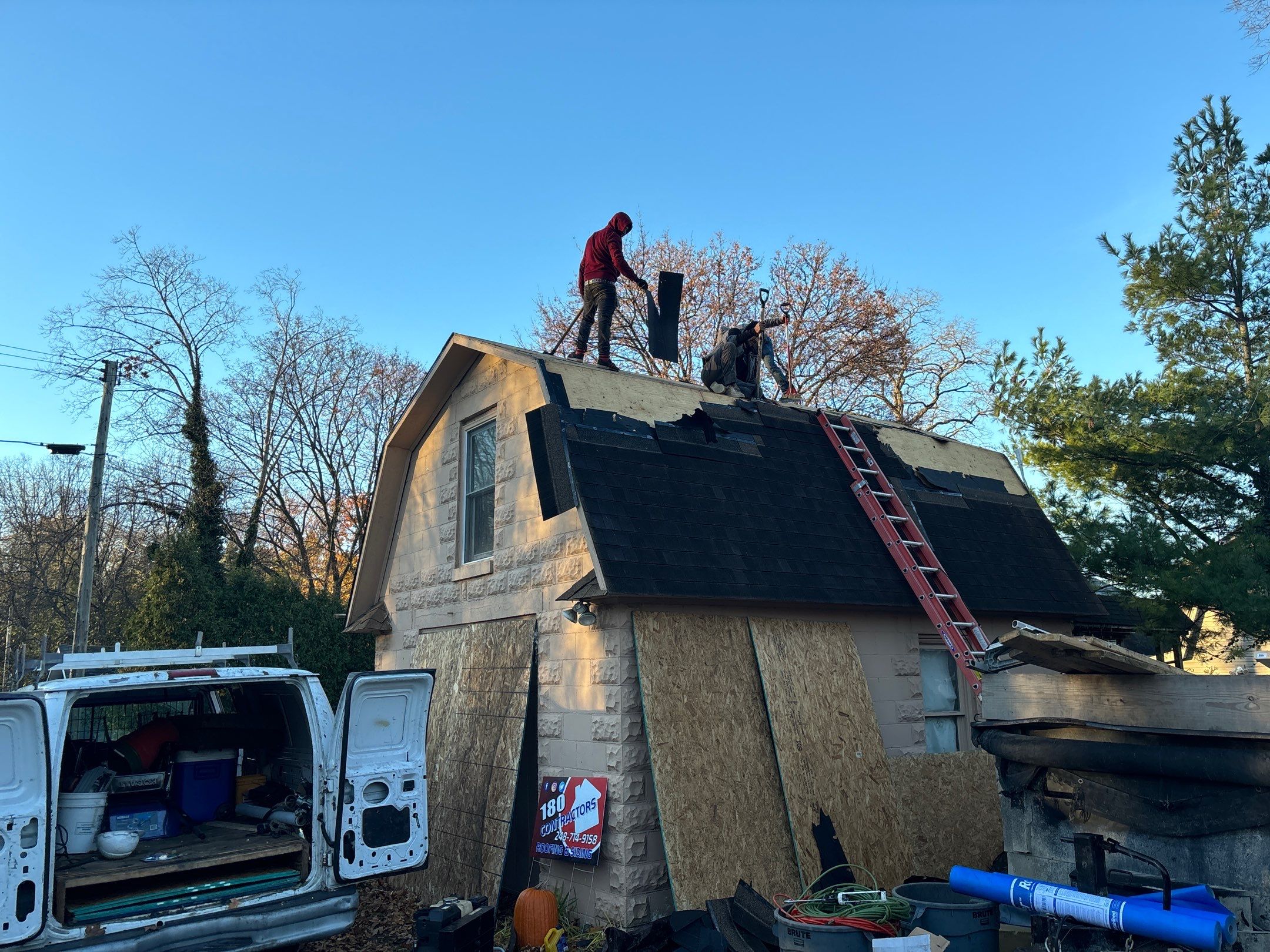 Roof Replacement using CertainTeed Landmark by 180 Contractors