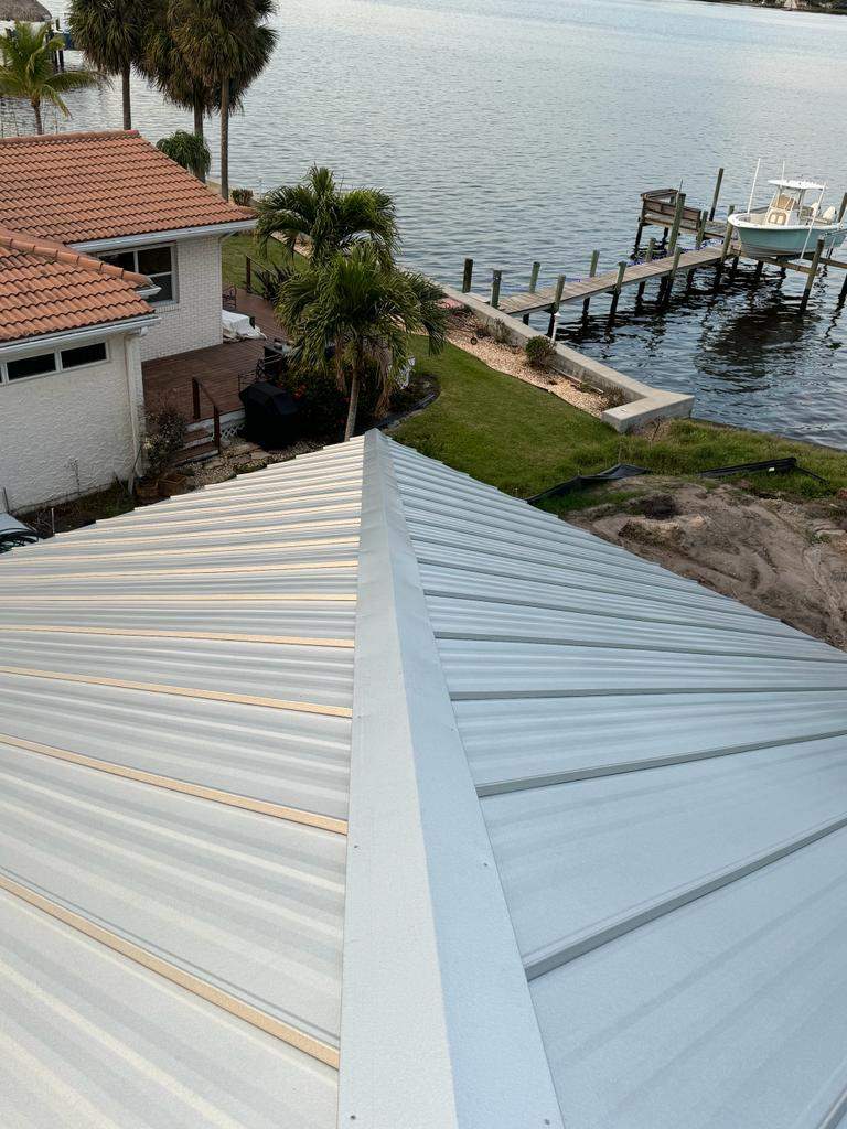 24ga 1" Nail-Strip Mill Finish by Total Roofing System The Metal Roof Experts