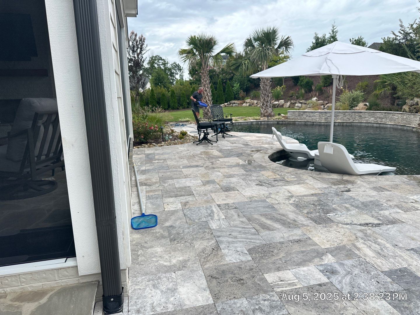 Pool Pavers using Concrete Sealant by DuraSeal