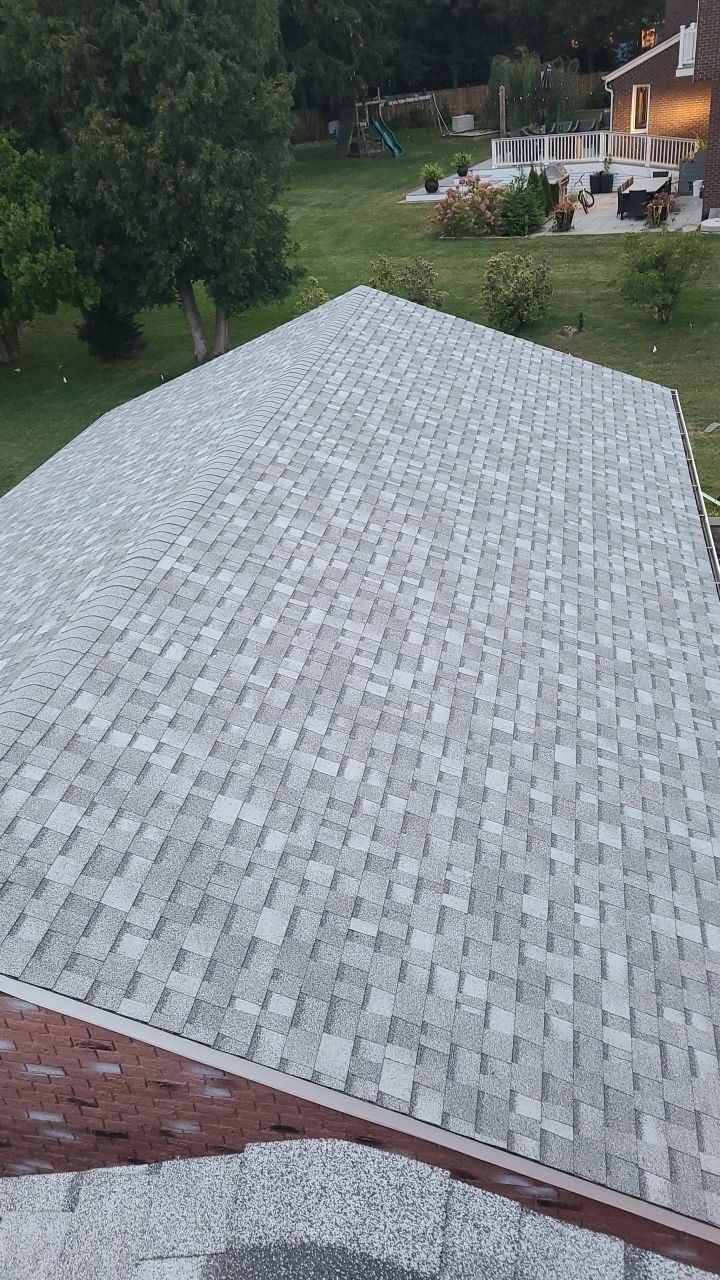 Residential Roofing Installation using Owens Corning Duration Slatestone Gray by A Plus Exterior