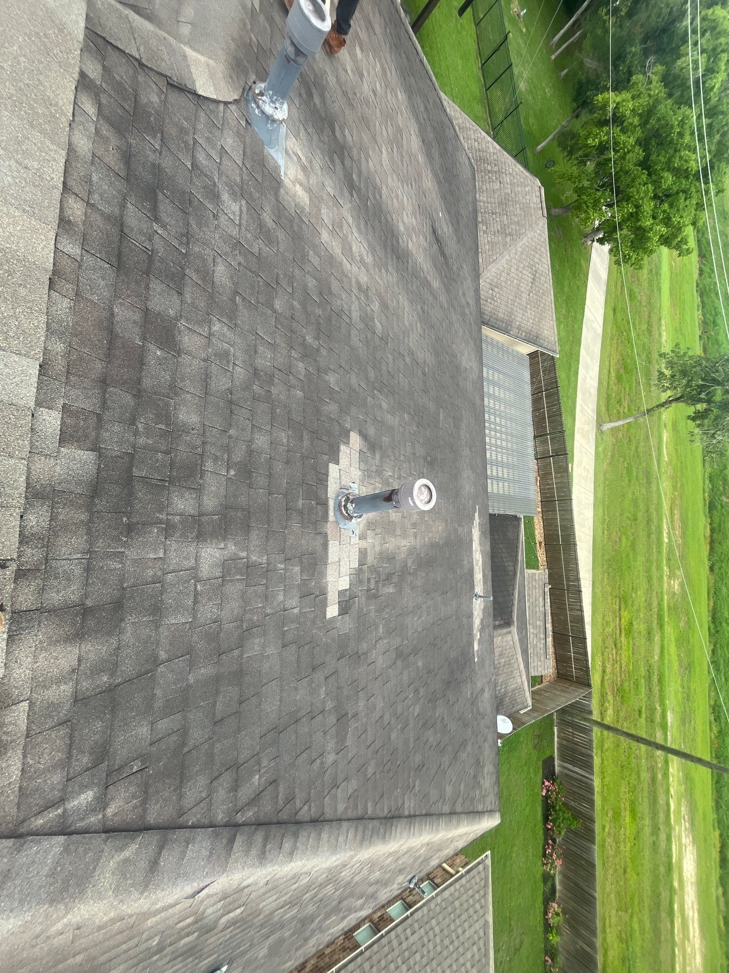 Hail Damage using Owen's Corning Duration (Lifetime) Shingles by Roof Repair Company