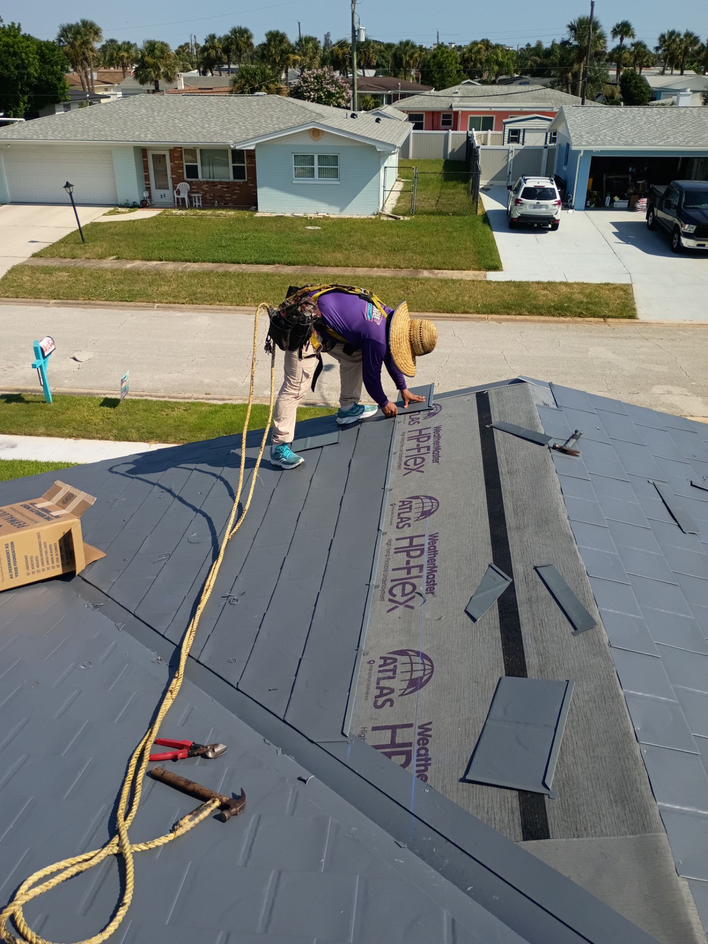 Permalock Metal Roofing System Installation in Ormond Beach by Pinnacle Roofing Group