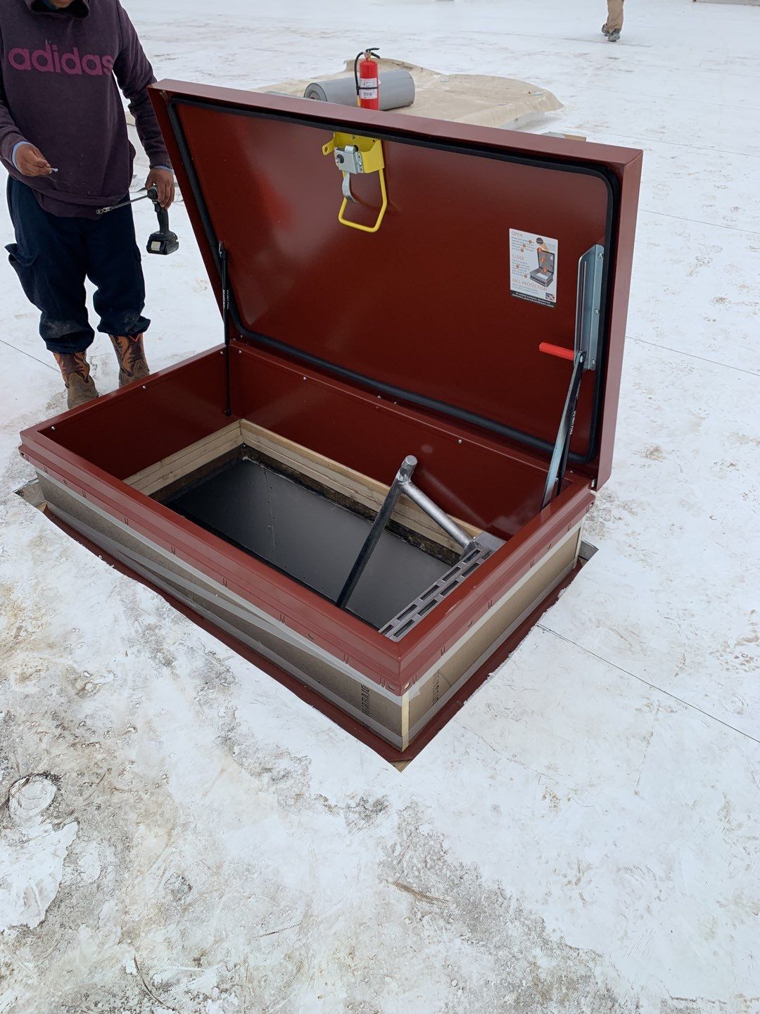 Bio-Life Commercial Roof Replacement using IB Systems PVC by Roof Experts