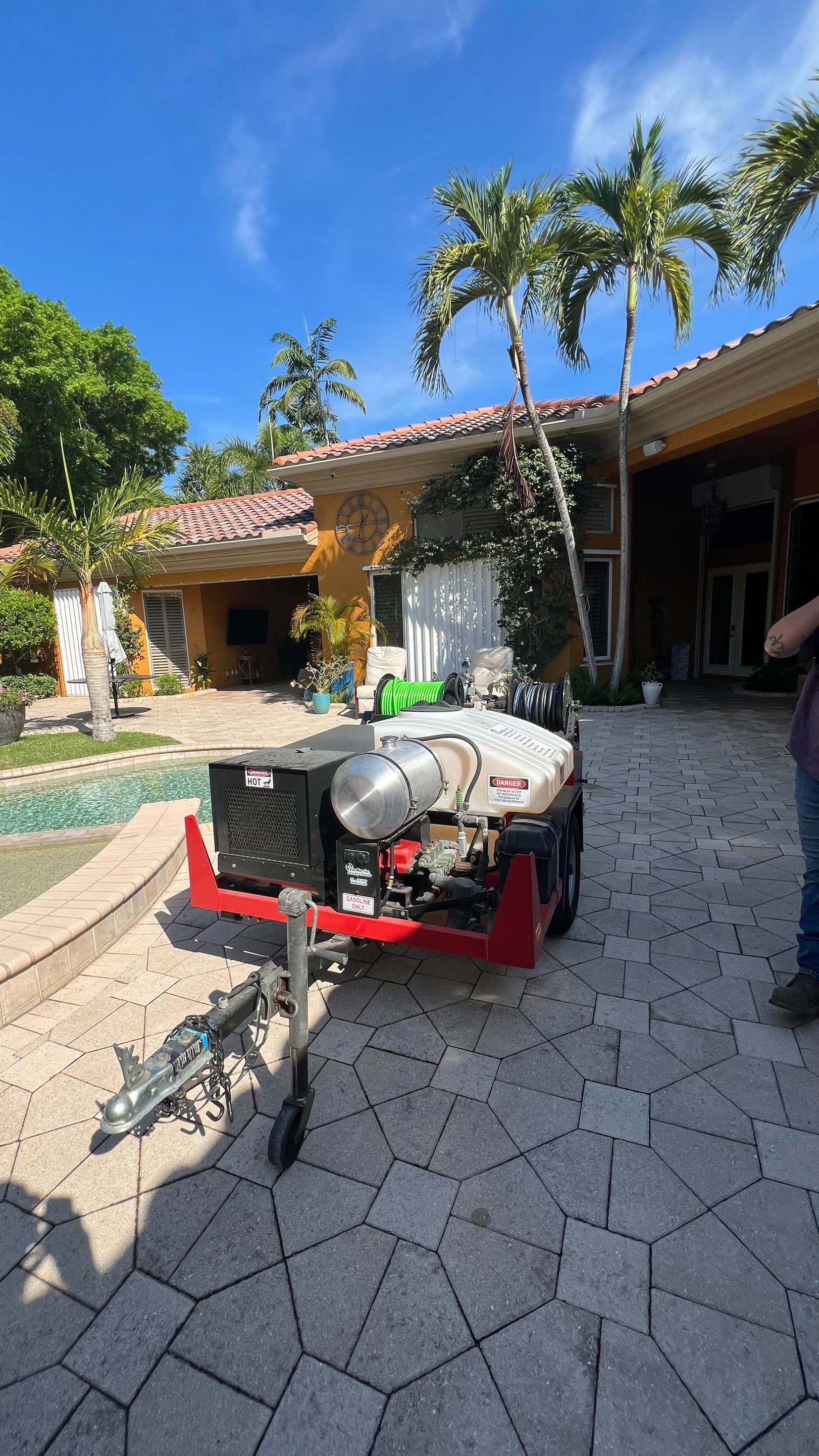 Residential Stormwater Gutter Drain System Maintenance by APS Power & Water