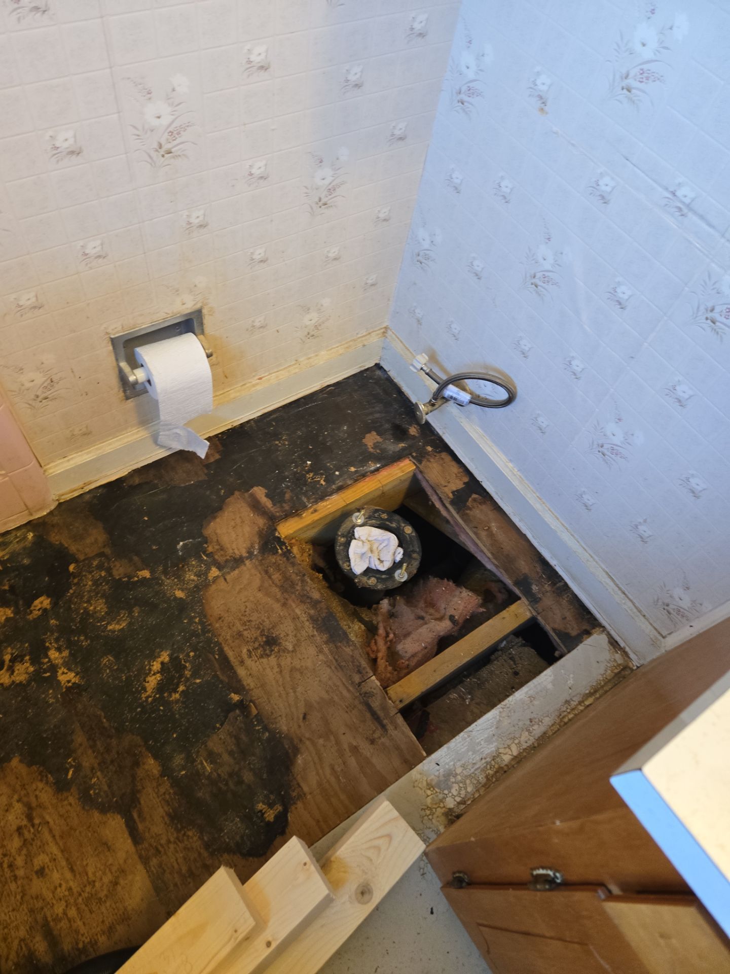 Leaky Toilet Disaster? We Fixed It! by A Step Above Handy LLC