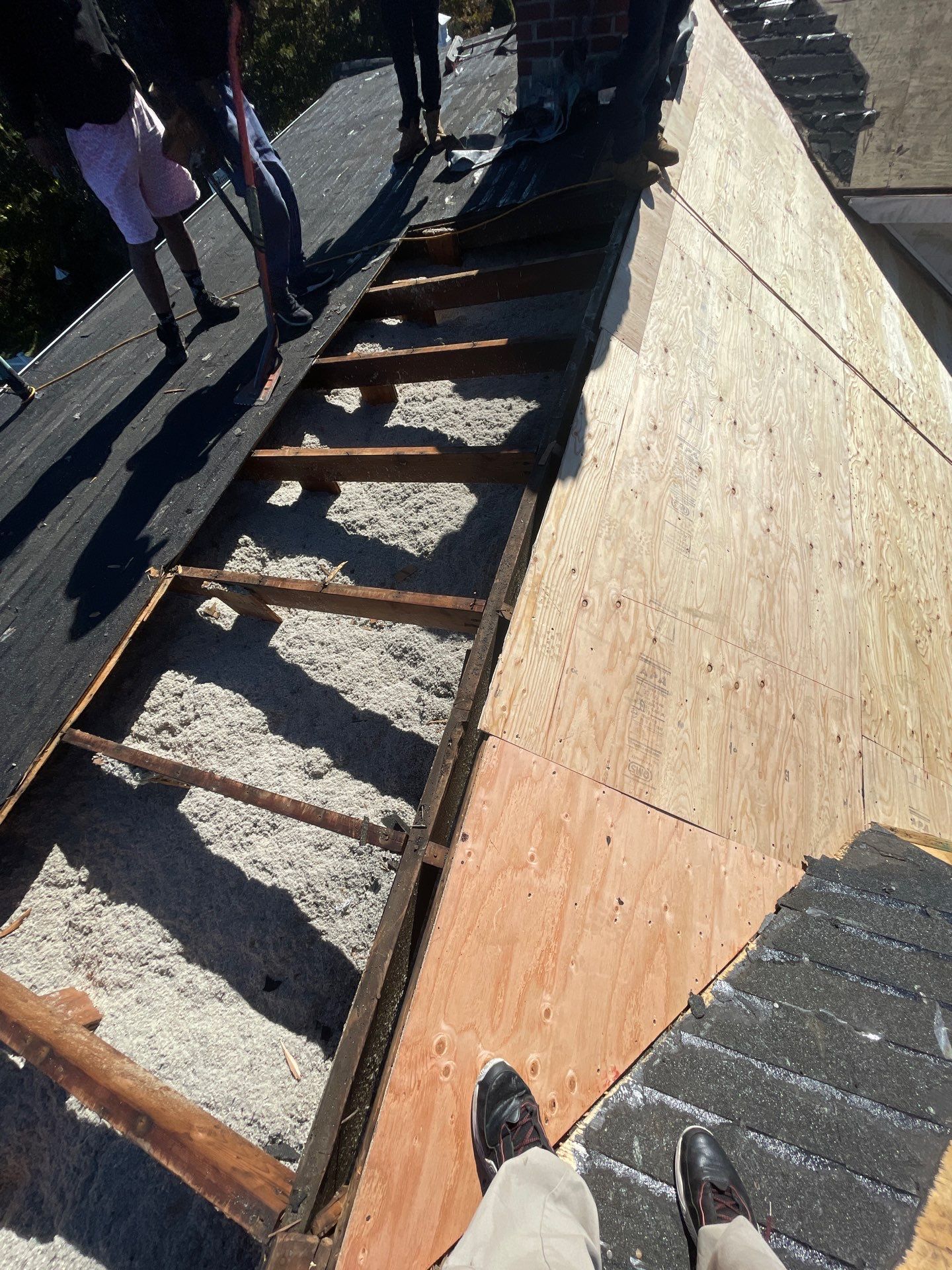 Residential Roofing Installation using Owens Corning Duration Onyx Black by A Plus Exterior