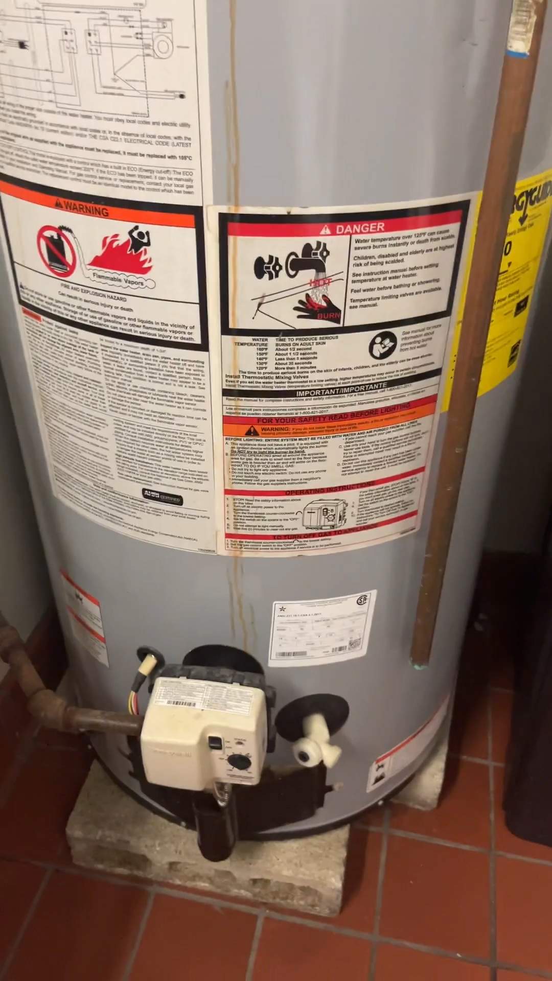 50 Gallon Power Vent Water Heater Replacement — Salem MA by FAGONE MECHANICAL