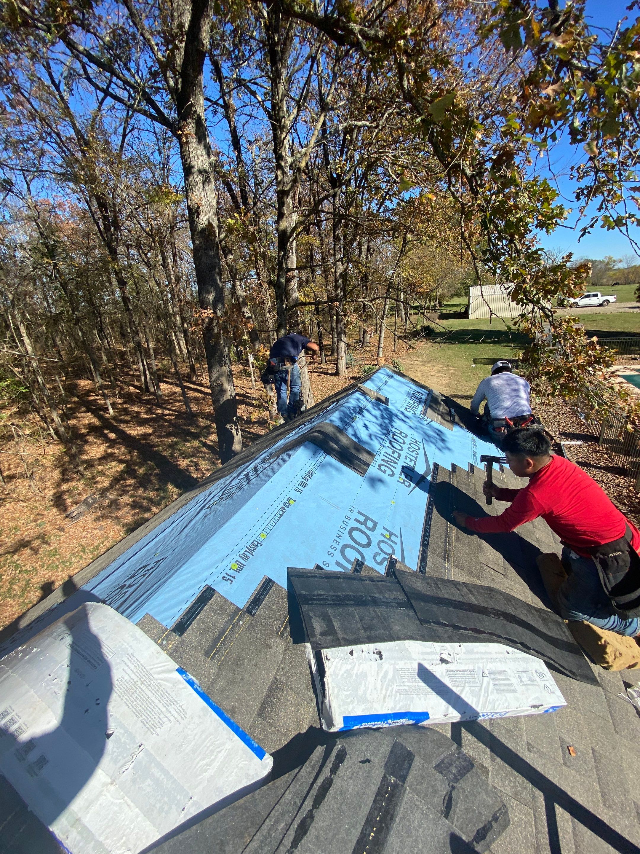 Residential Roofing Repair using Malarkey Vista: Weathered Wood  by Hostetler Roofing