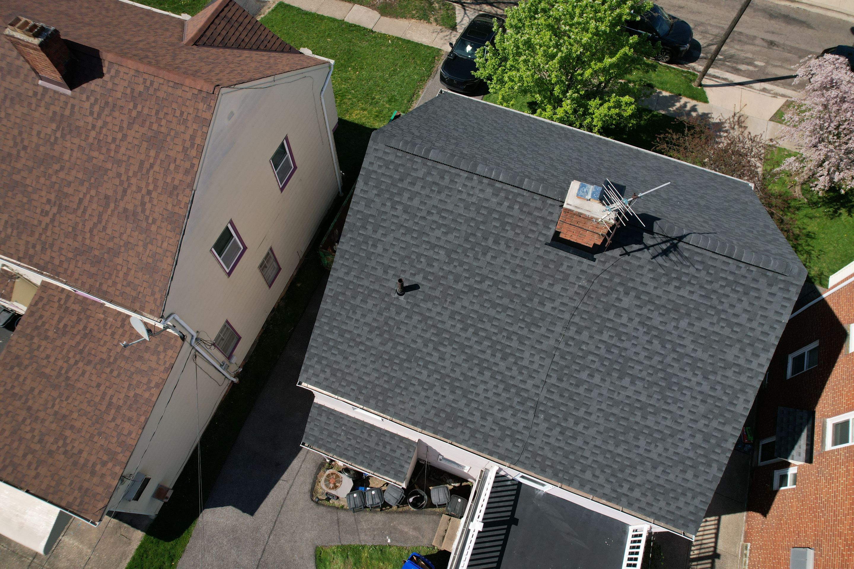 Residential Roof Replacement using GAF Timberline HDZ Charcoal by Atlas Roofing & Restoration