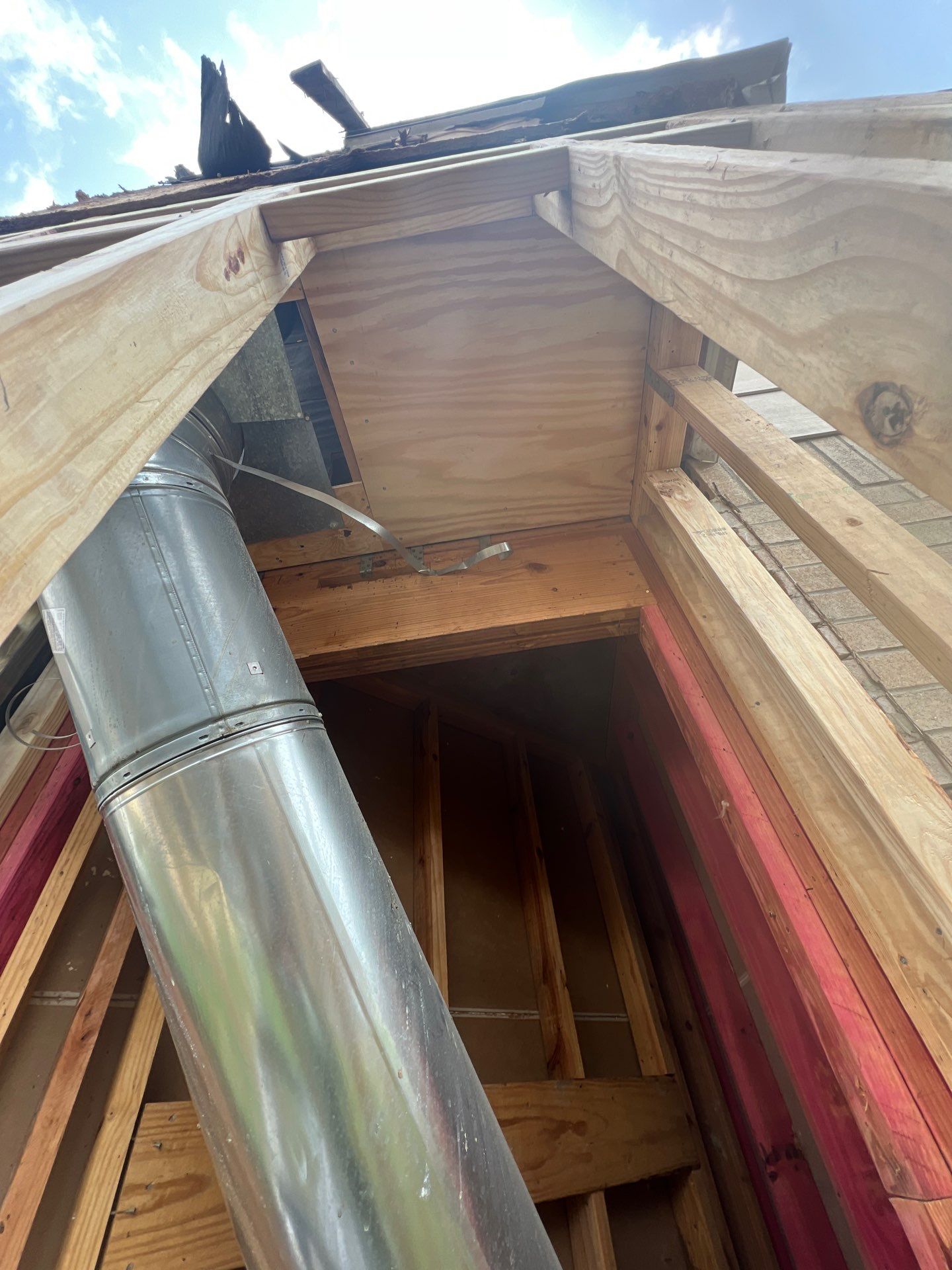 Chimney looks good but its BAD! by Bayfront Roofing and Construction