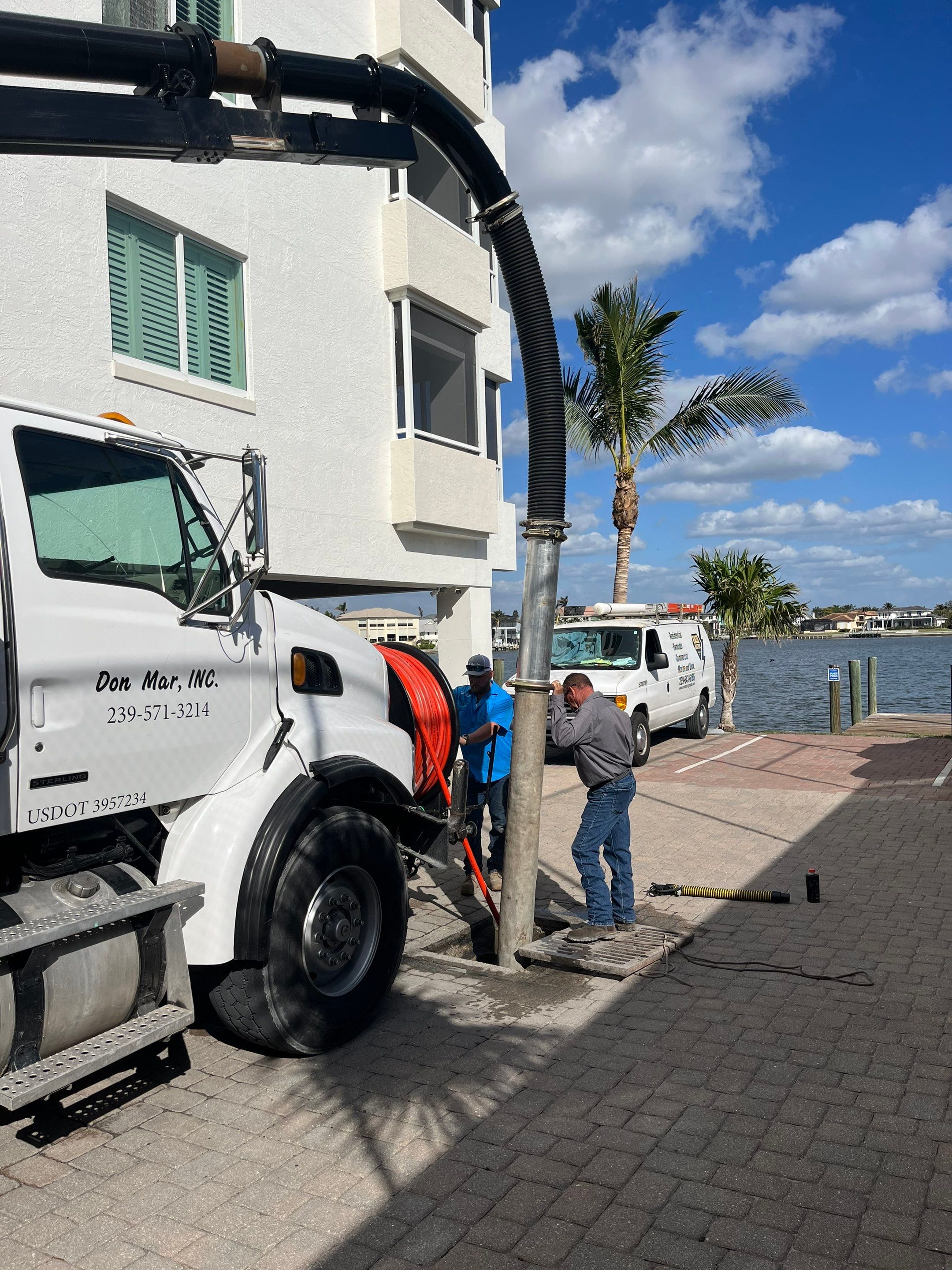 Condo Storm Water System Cleaning and Maintenance After Hurricane Ian by APS Power & Water