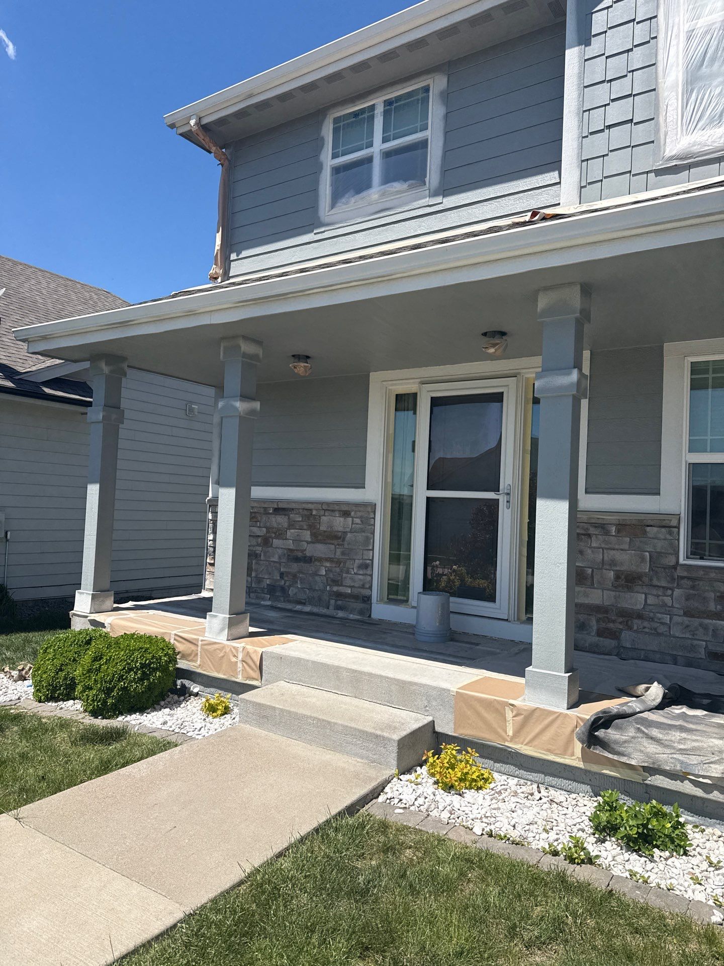 Residential Exterior Repaint in Ankeny by Midwest Paint LLC
