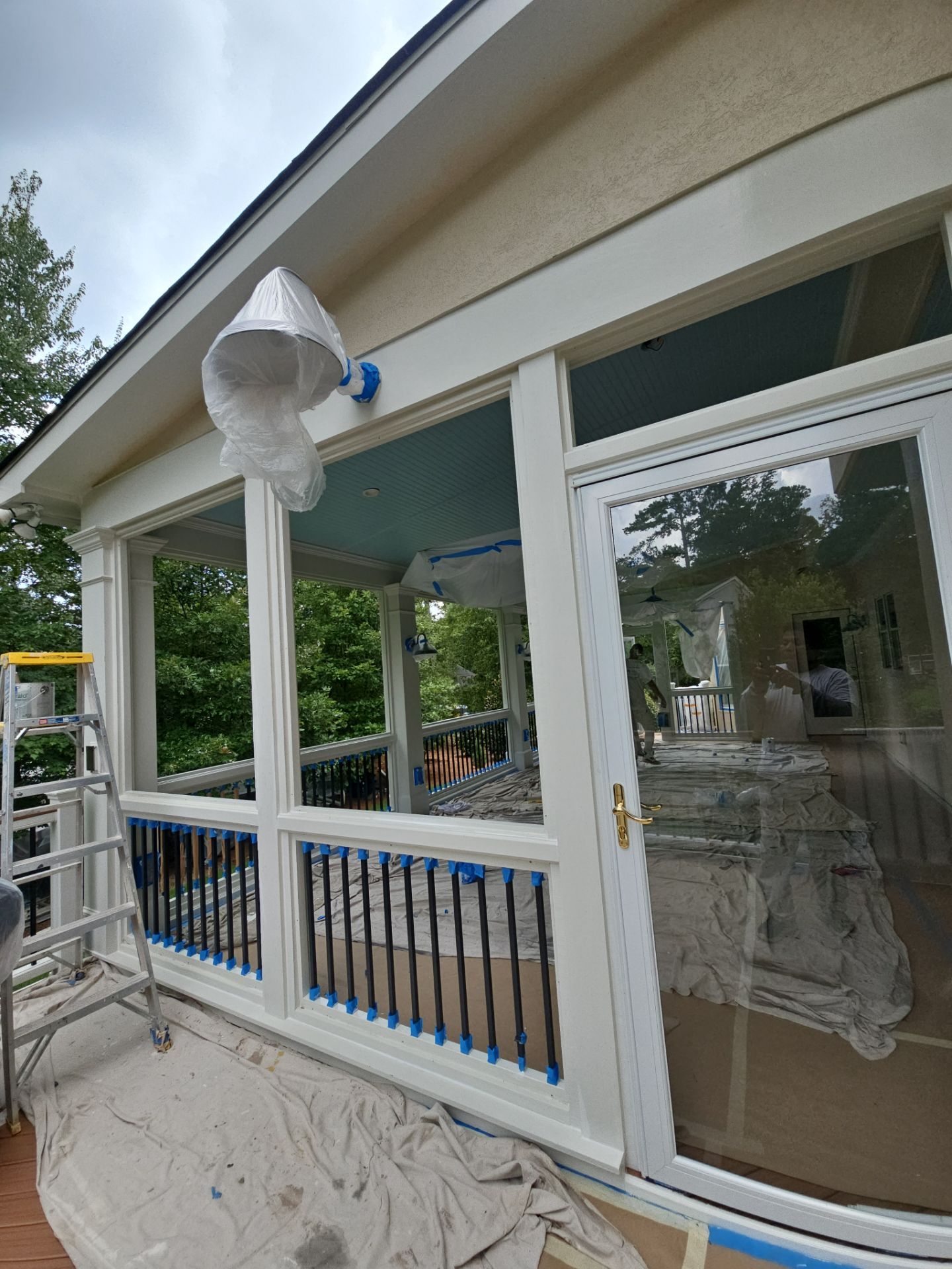 Exterior Transformation in Jonhs Creek by Atlanta's Paint Doctor