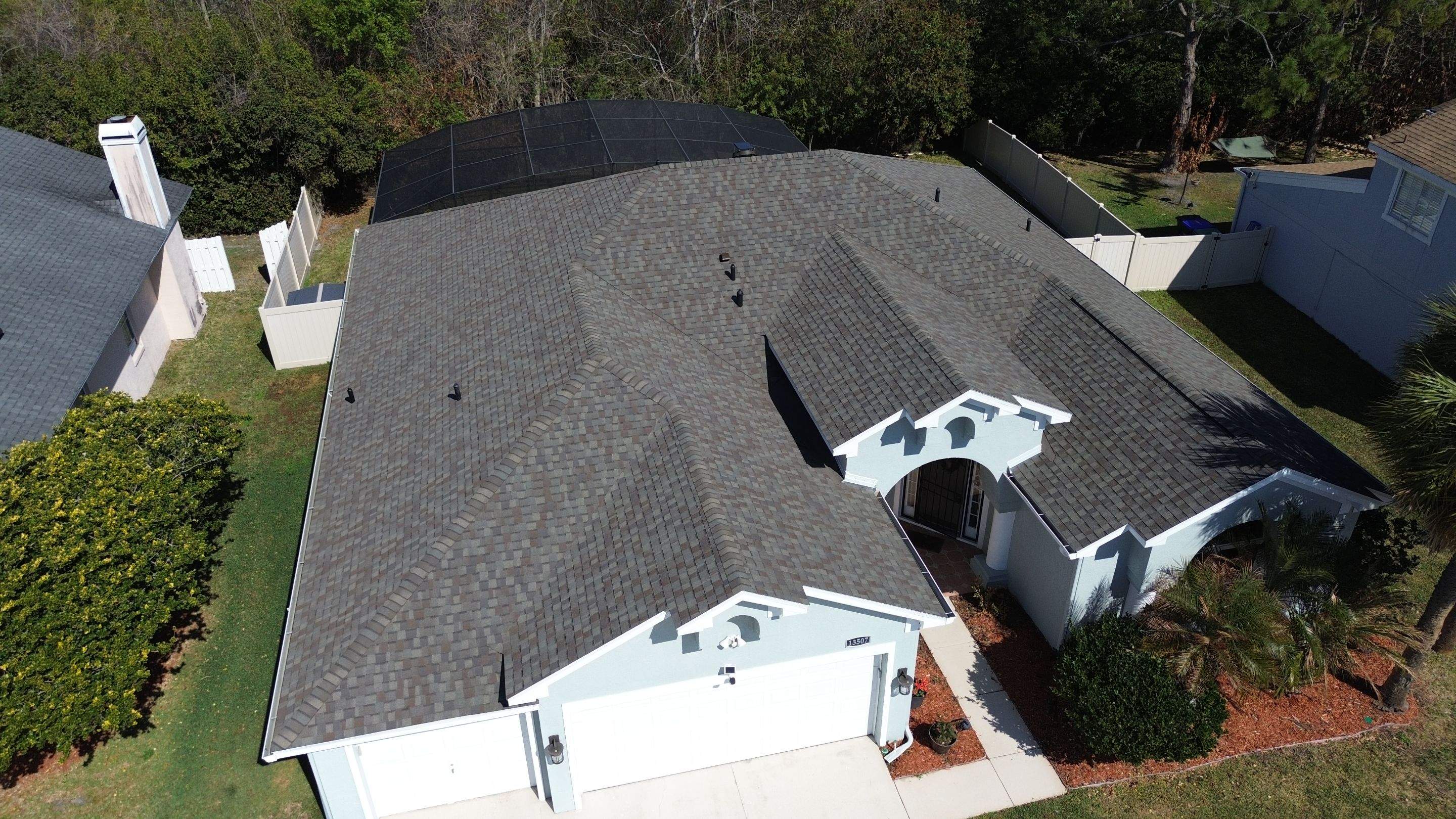 Residential roof in Orlando by Gold Key Roofing