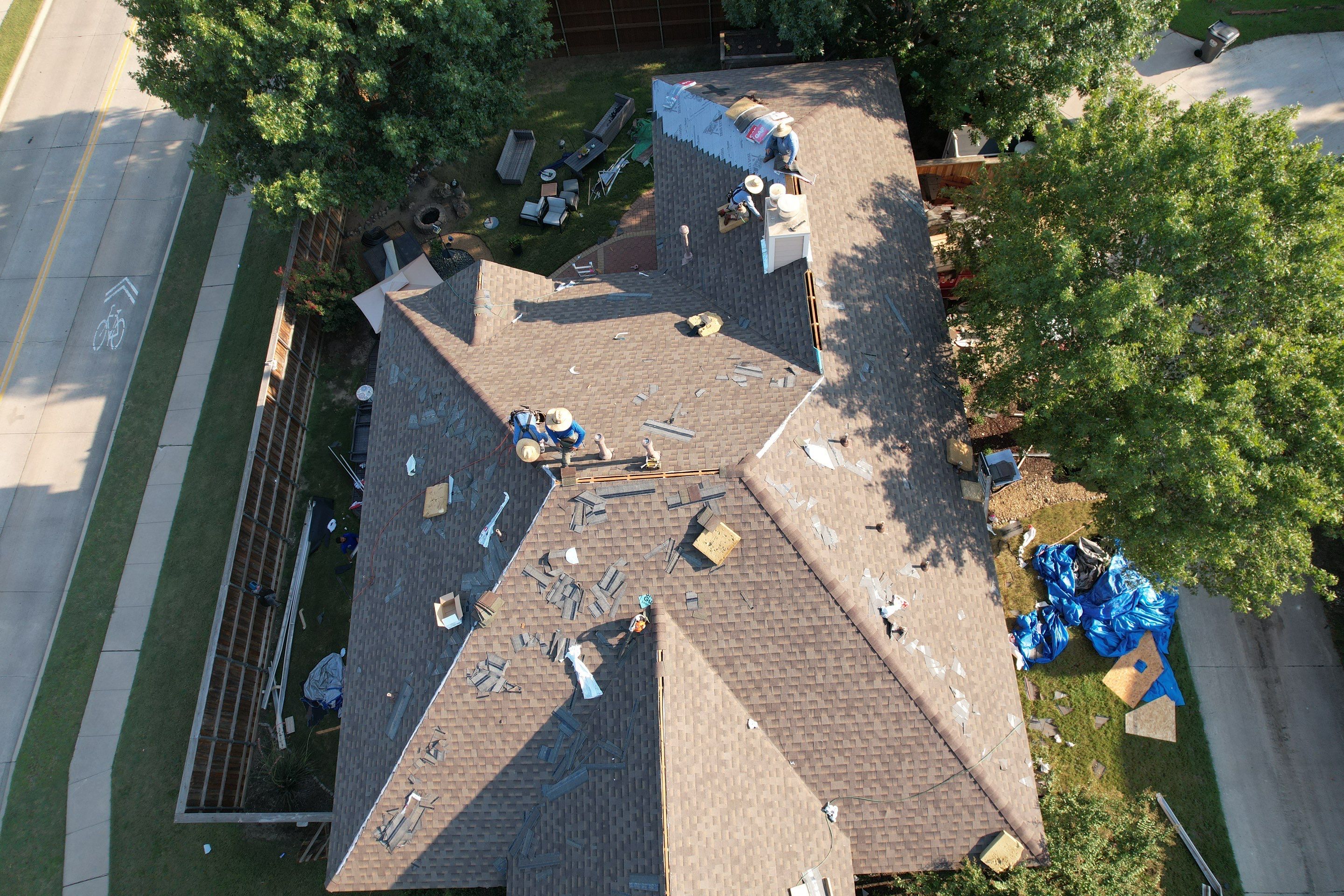 Project in Allen by Zeus Exteriors