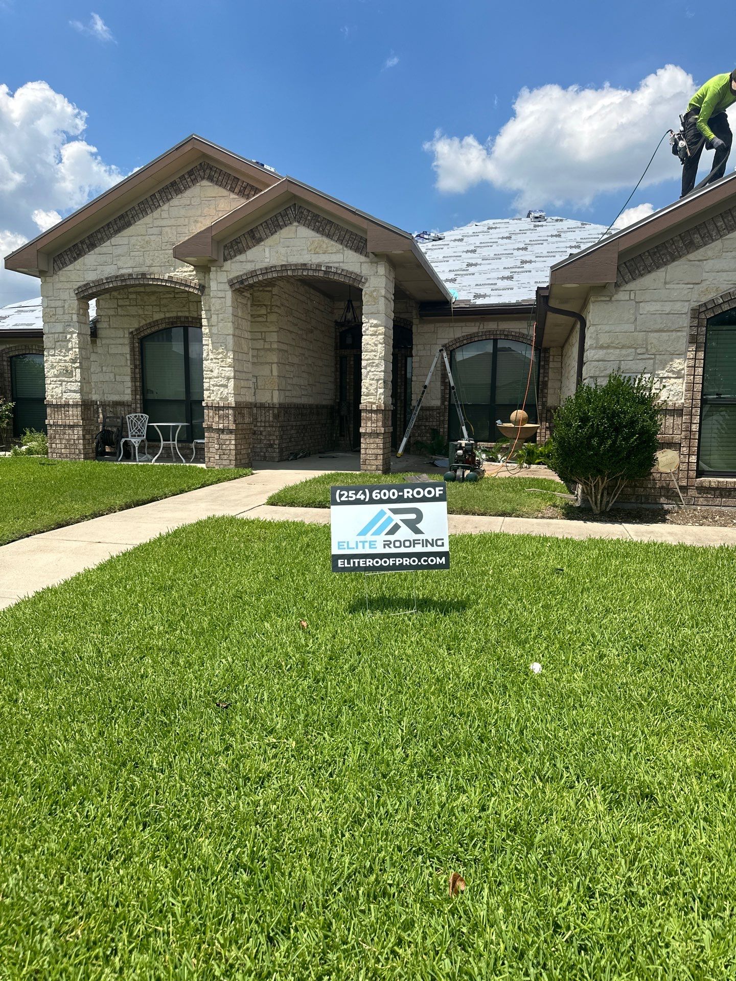 Residential Roof Replacement using GAF HDZ - Weathered Wood by Elite Roofing LLC
