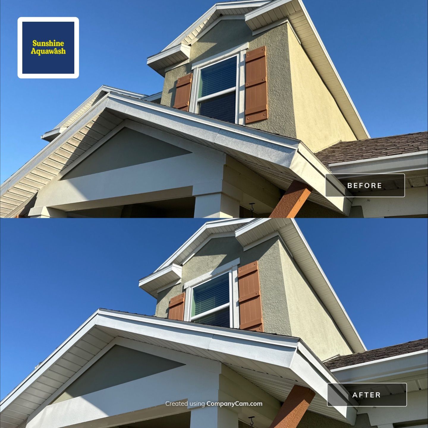 House Wash, Paver Driveway & Sidewalk Cleaning + Sanding & Sealing in Trevesta Community, Palmetto, FL by Sunshine AquaWash