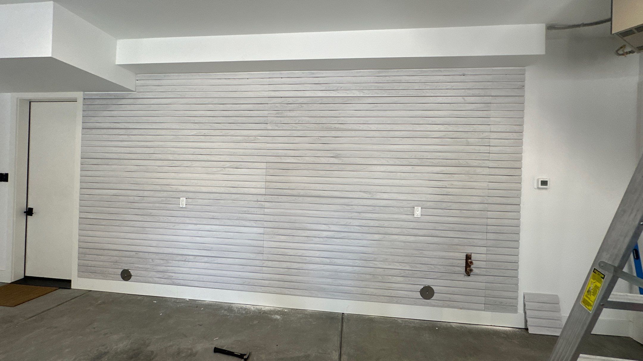 Garage Transformation using Pebble Beach by Croc Coatings, LLC