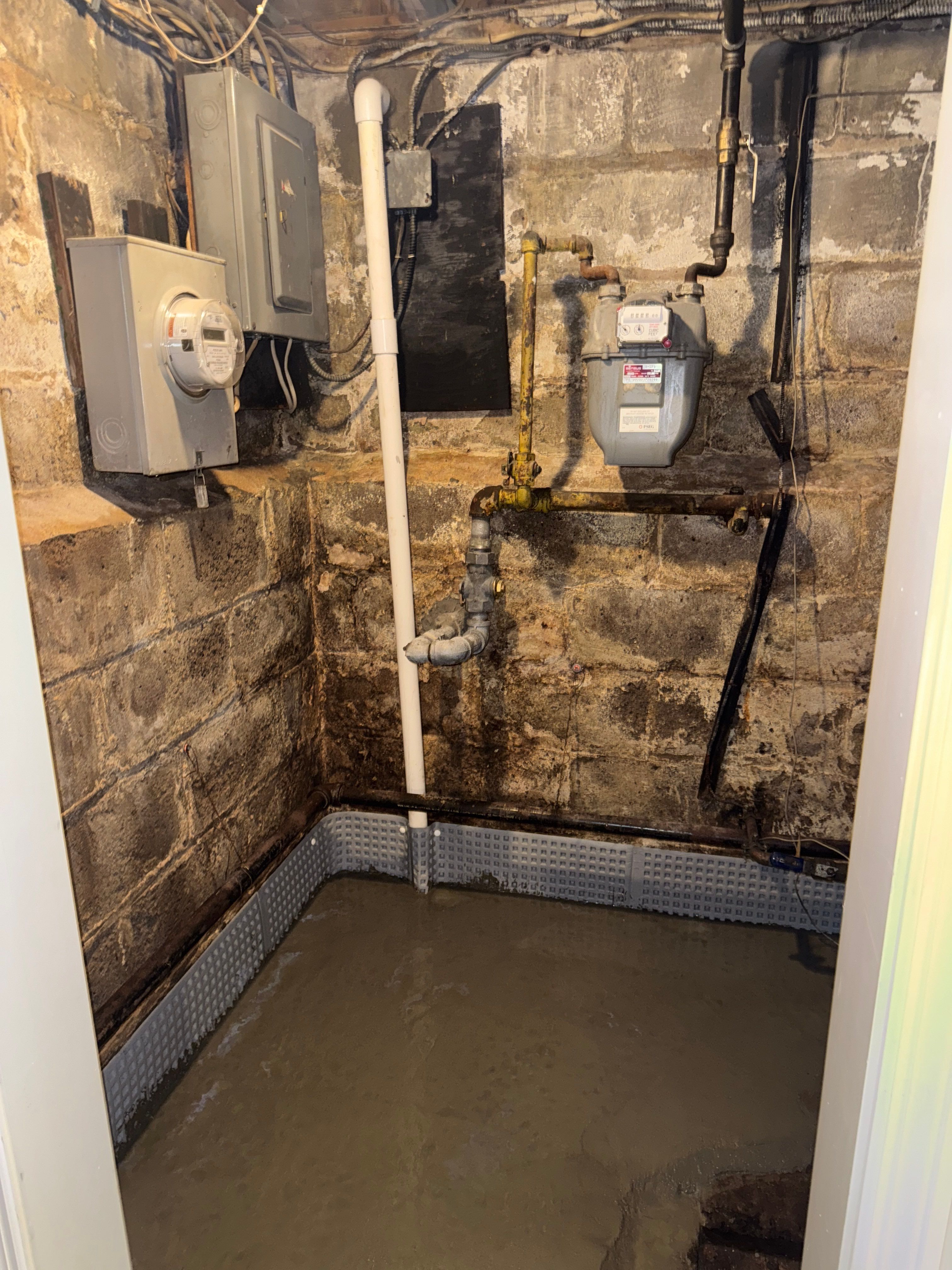 Interior French Drain West Orange NJ by Pure Service Pro, LLC 