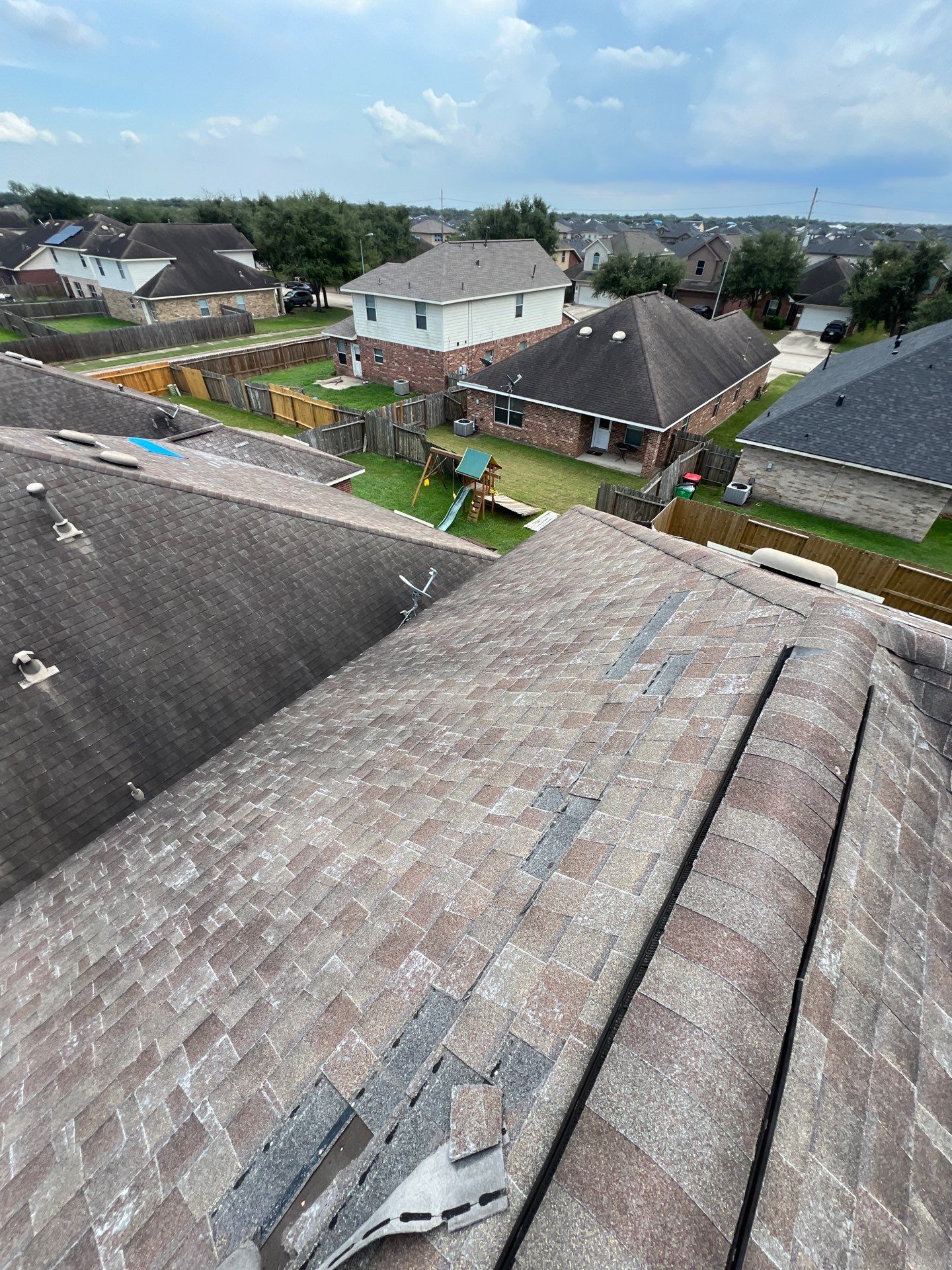 Residential Roofing Repair using Owen's Corning Duration (Lifetime) Shingles by Roof Repair Company