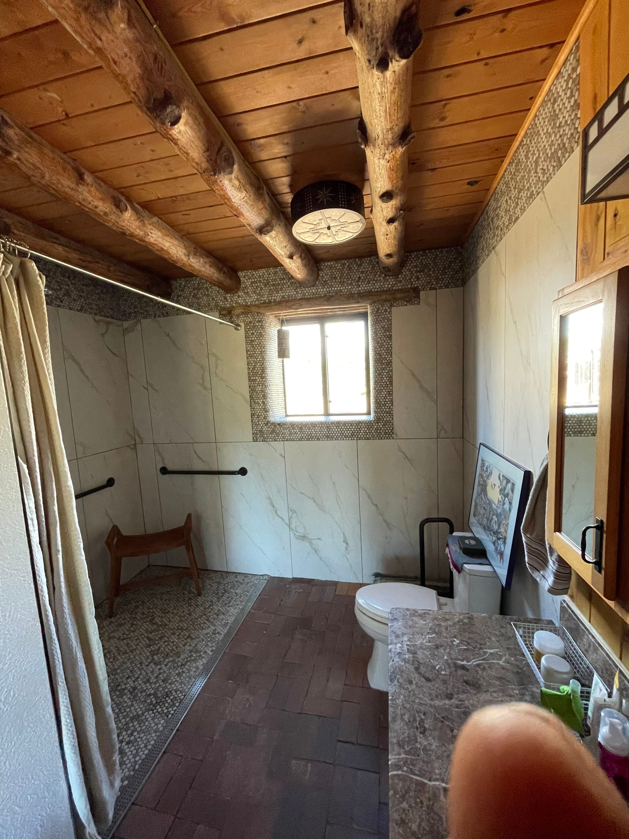 Southwestern Bathroom Remodel by Rio Grande Building & Storage