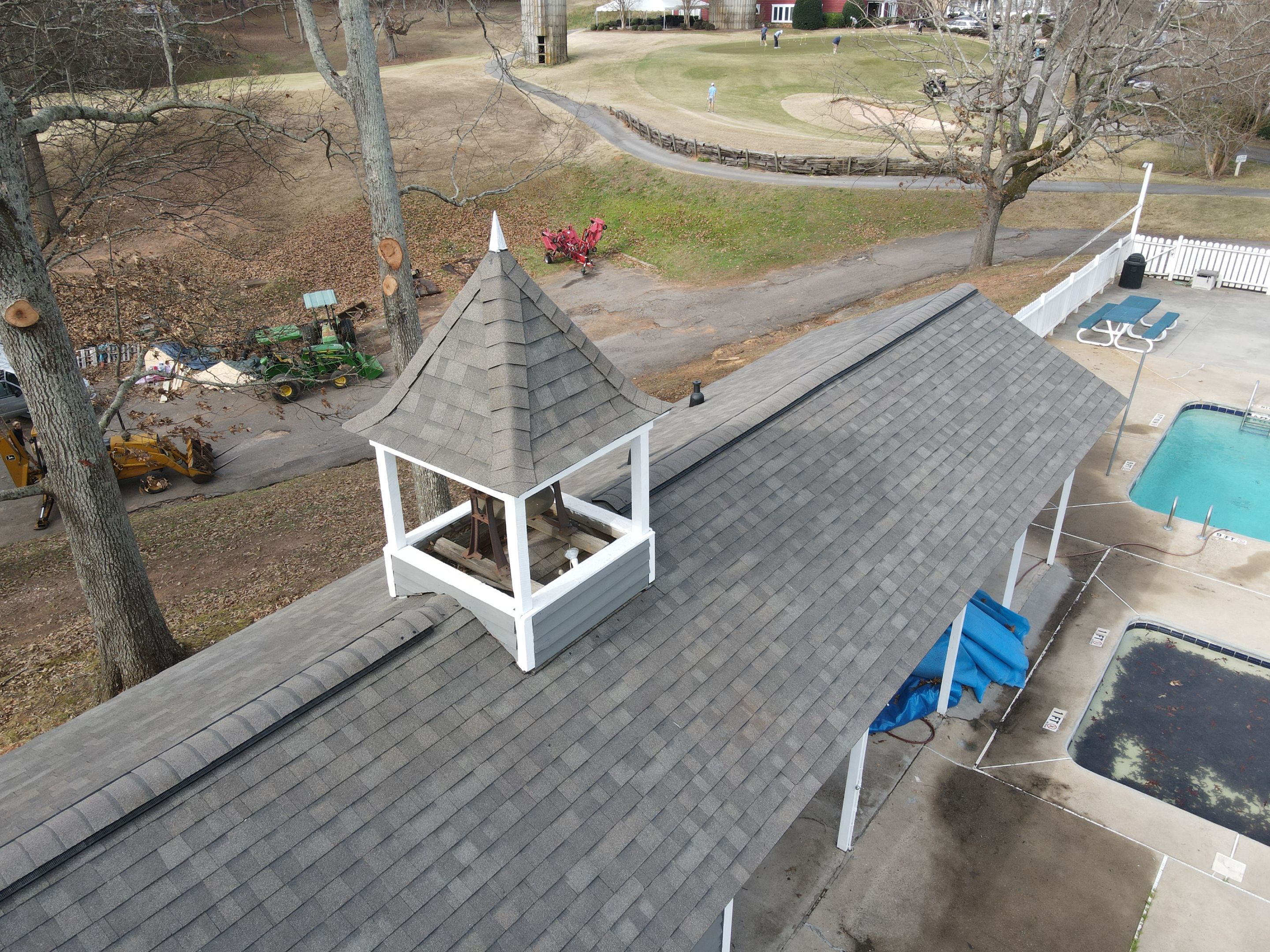 Commercial Roofing Installation using Owens Corning Oakridge Shingles by Indigo State Roofing