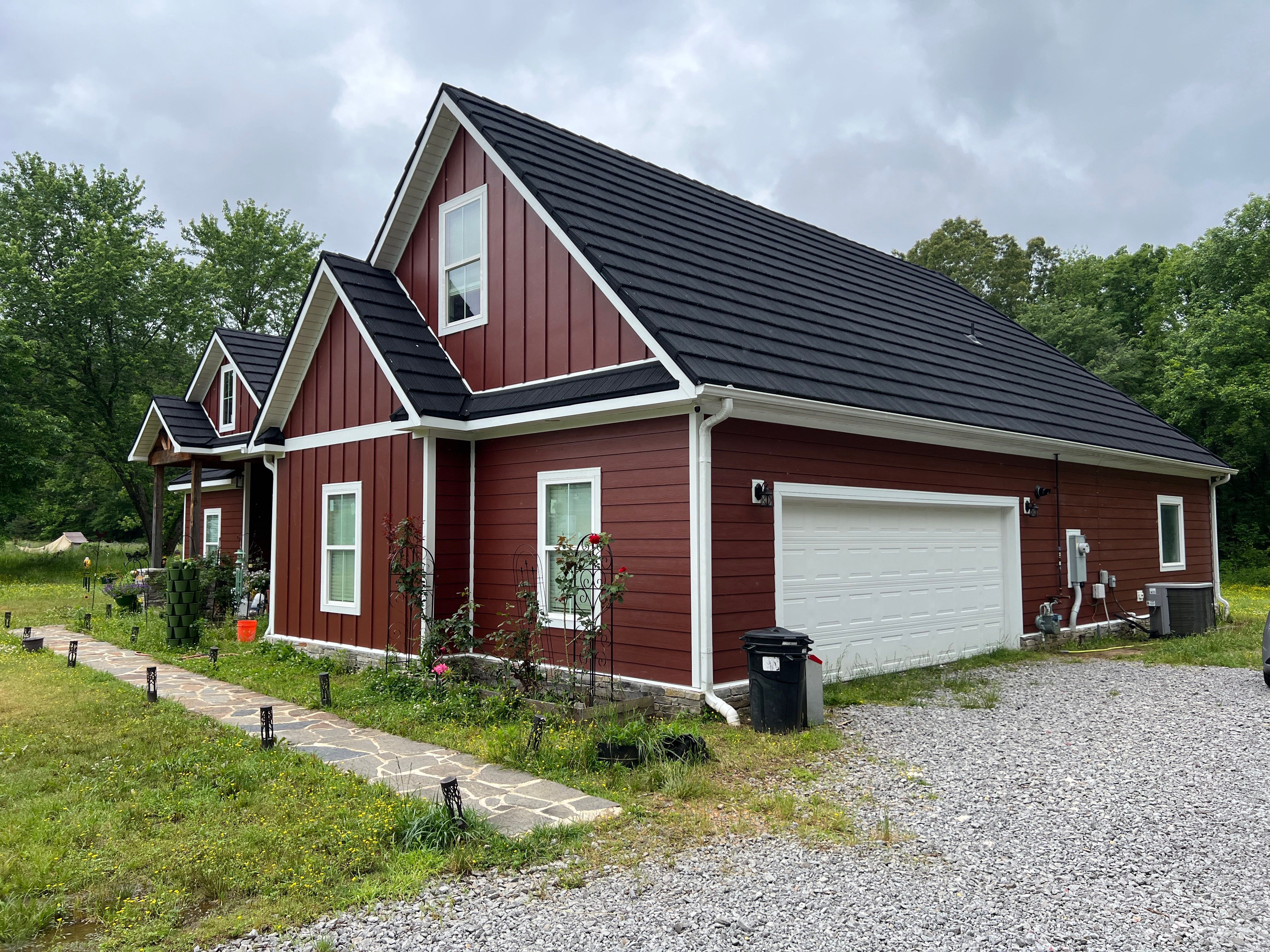 Siding Replacement using James Hardie Countrylane Red by Freedom Exteriors