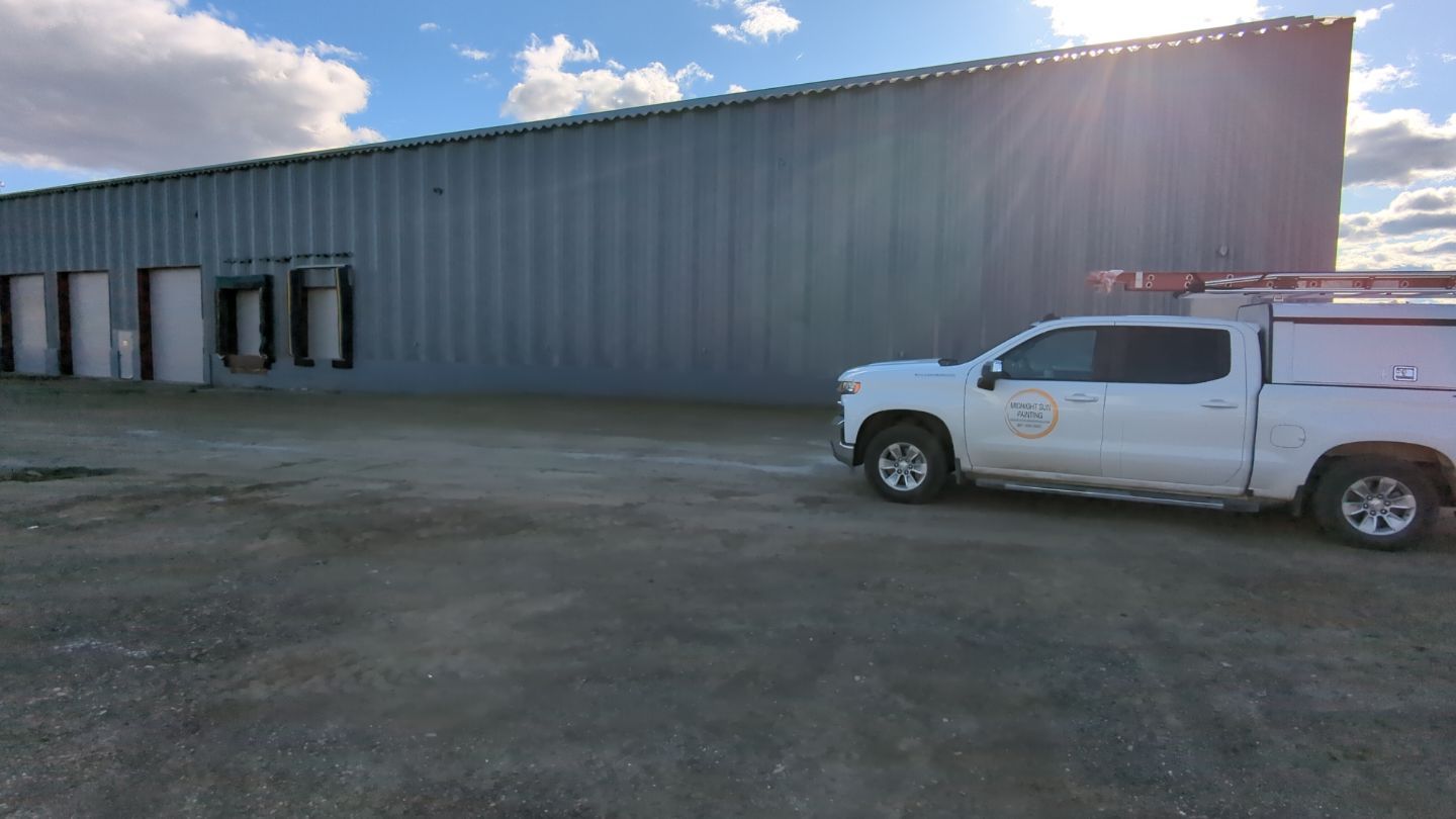 HUGE Warehouse Repaint! by Midnight Sun Painting