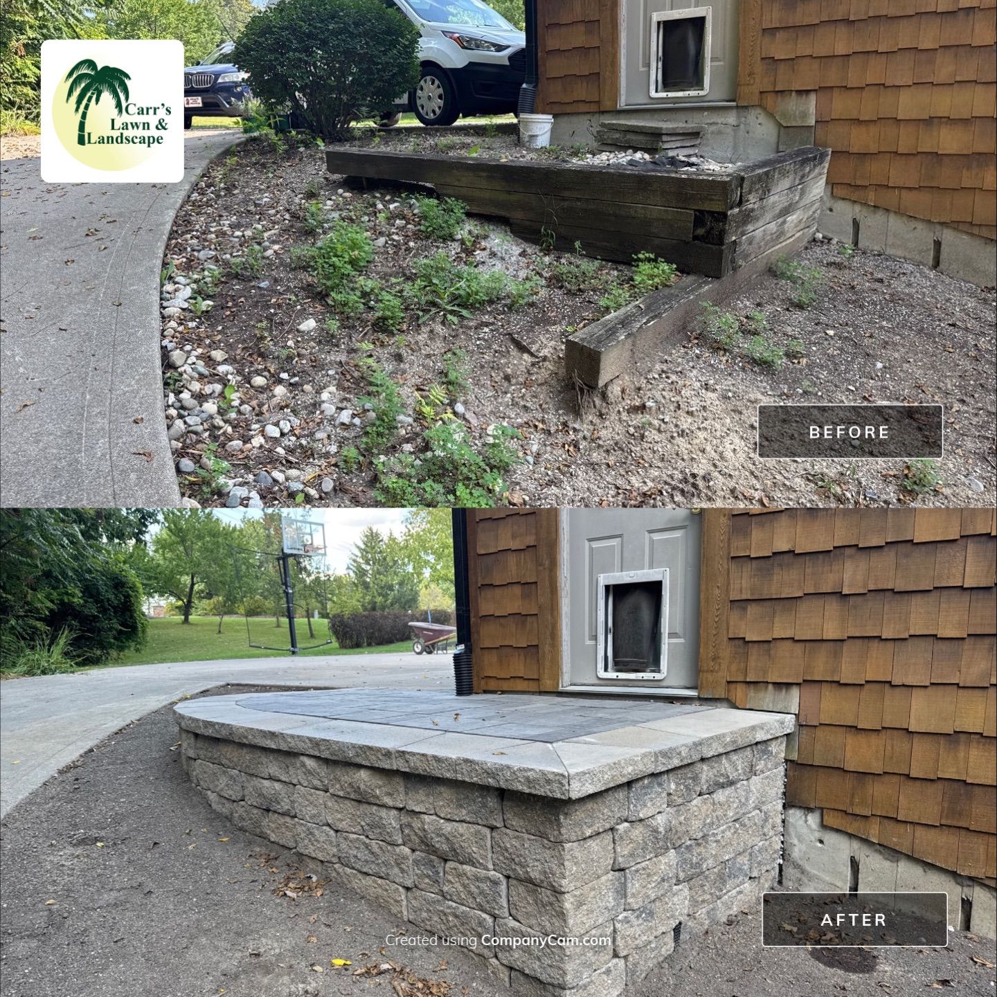 Project in Fort Wayne by Carrs lawn and landscape