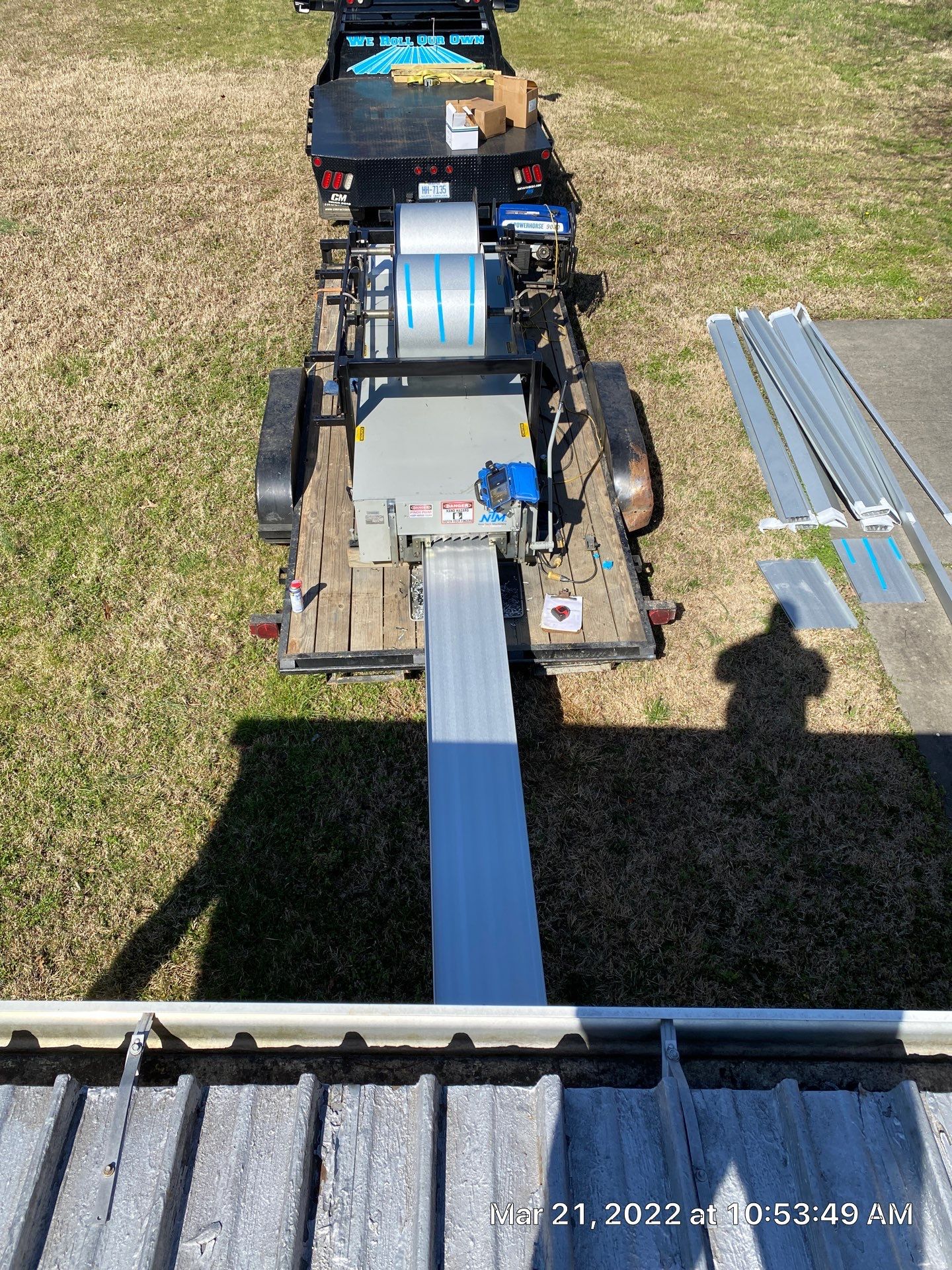 Primitive Baptist Church using Standing Seam Metal by Just In Time Roofing and Restoration