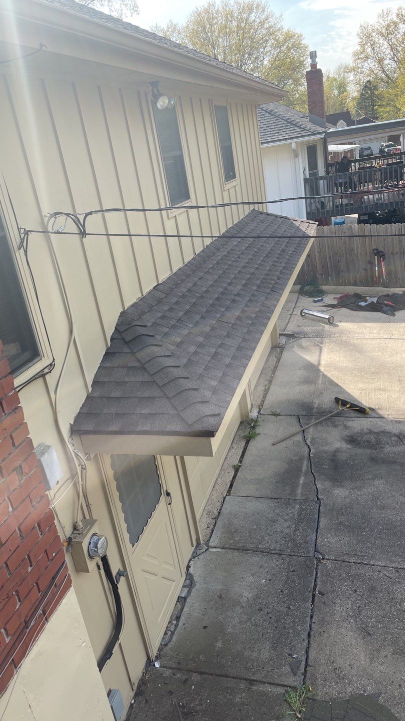 Residential Roofing Installation and adding our Premium Point  by EEC  Windows, Siding & Roofing 