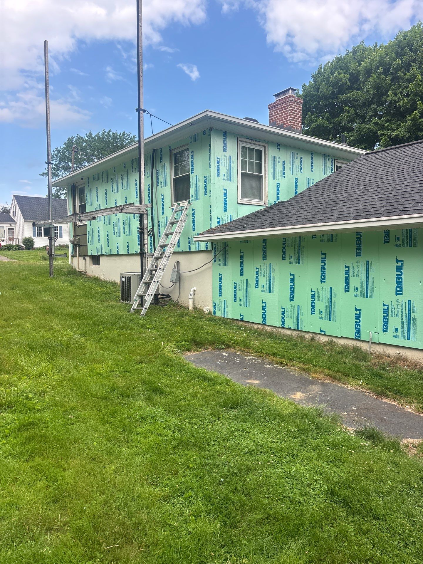 Siding Rejuvenation with Cert. Monogram D/4 x 12'6" clapboard, Charcoal Gray by DiGiorgi Roofing and Siding Inc