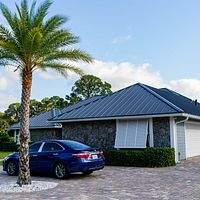 24ga 1.5" Mechanical Seam Charcoal Gray  by Total Roofing System The Metal Roof Experts