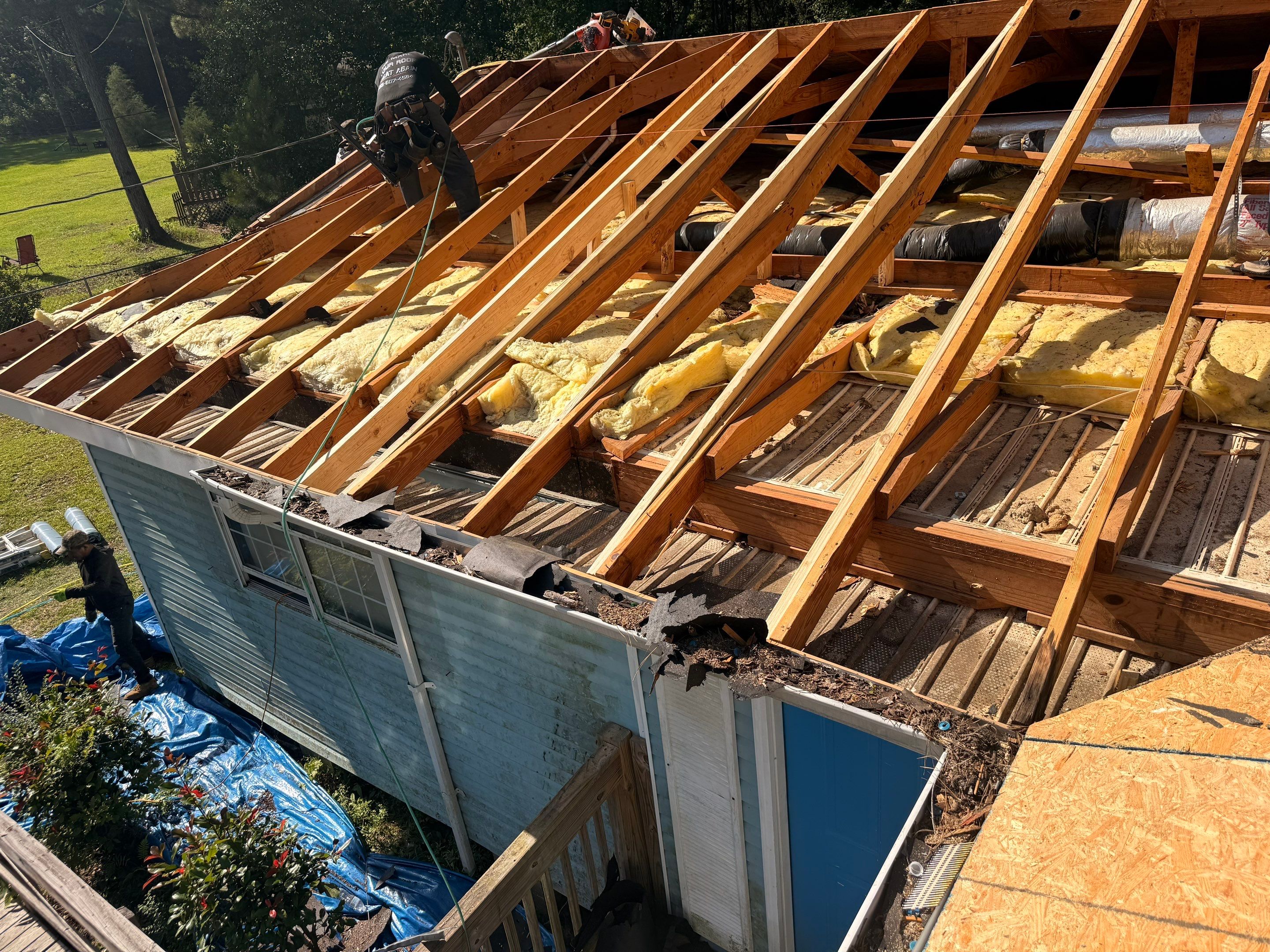 Full Architectural Shingle Roof Replacement Following Storm Damage in Wiggins by Frontline Roofing