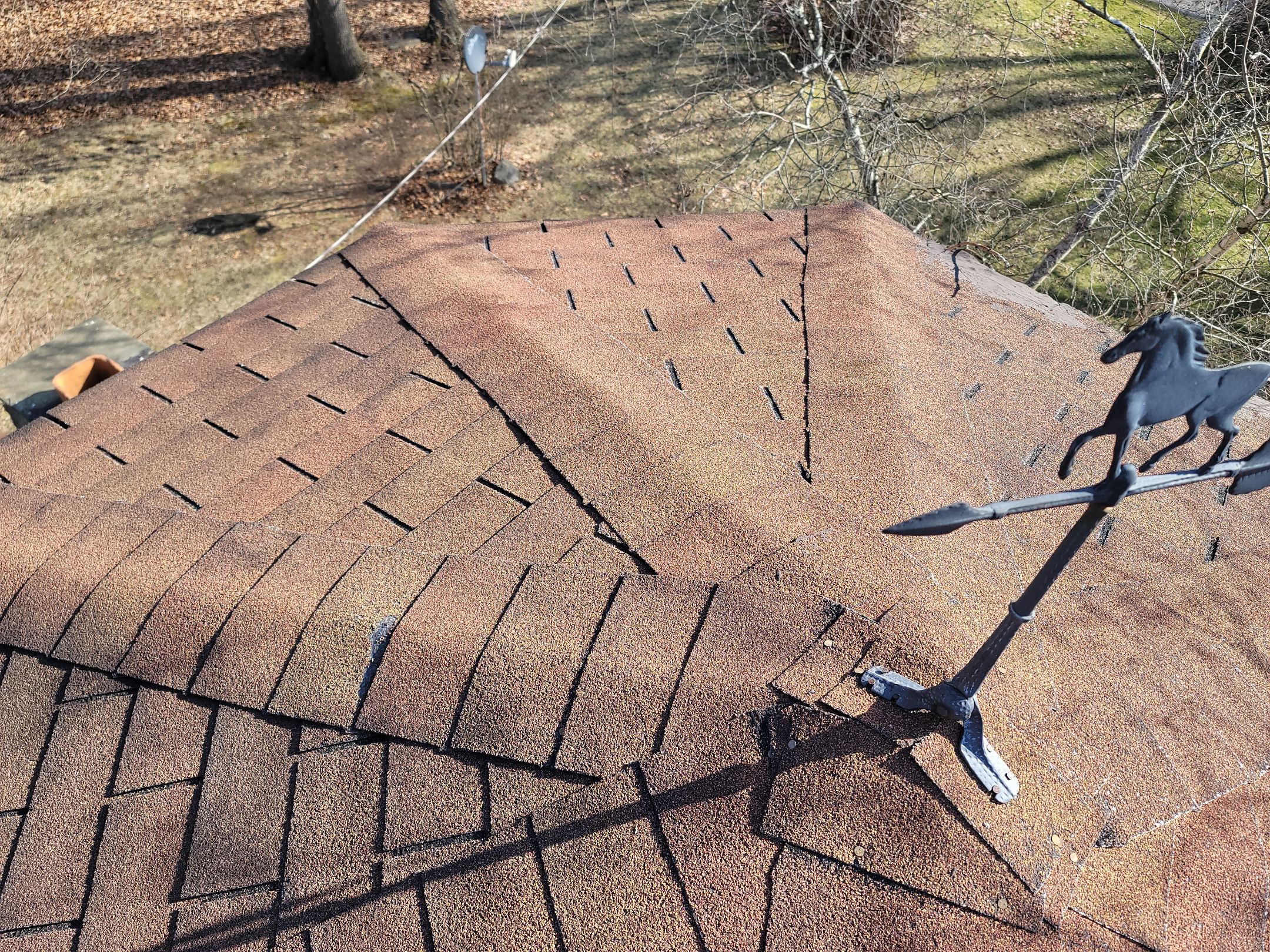 Atlas Pinnacle, Color, Burnt Hickory, Drip Edge, Color, Royal Brown by Eagle Eye Roofing