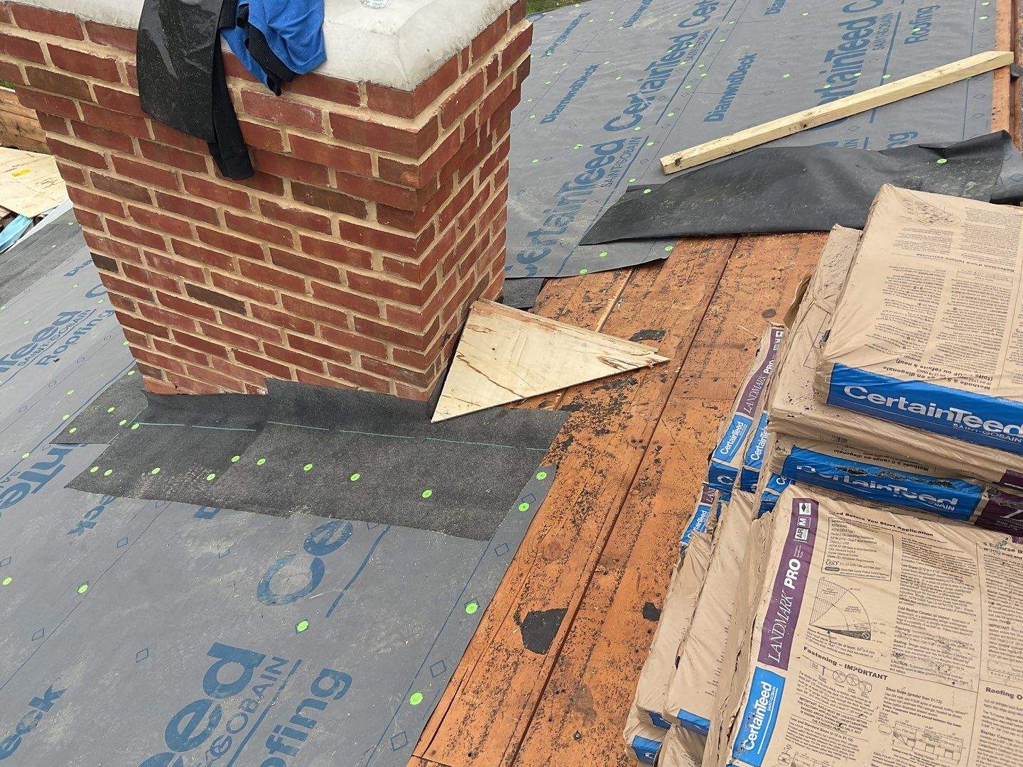 Residential Roofing Installation using CertainTeed Shingles by Alpha Design Services