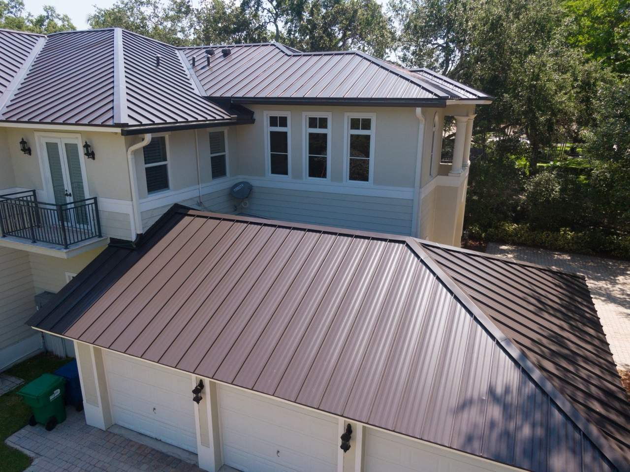 Metal Roof - Galvalume - Dark Bronze by Istueta Roofing