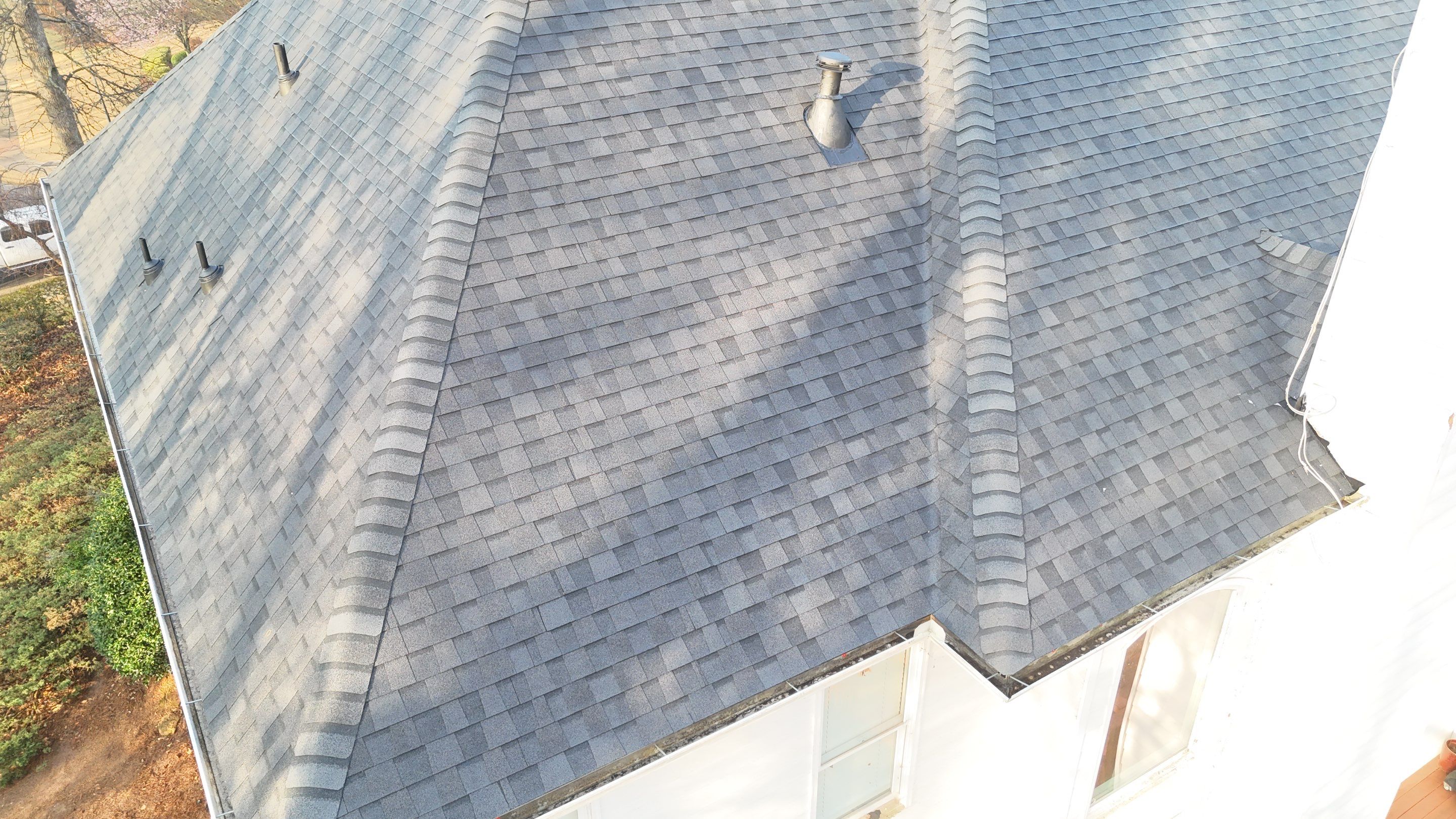 Alpharetta, GA Roof Replacement CertainTeed Landmark Moire Black by Reset Roofing