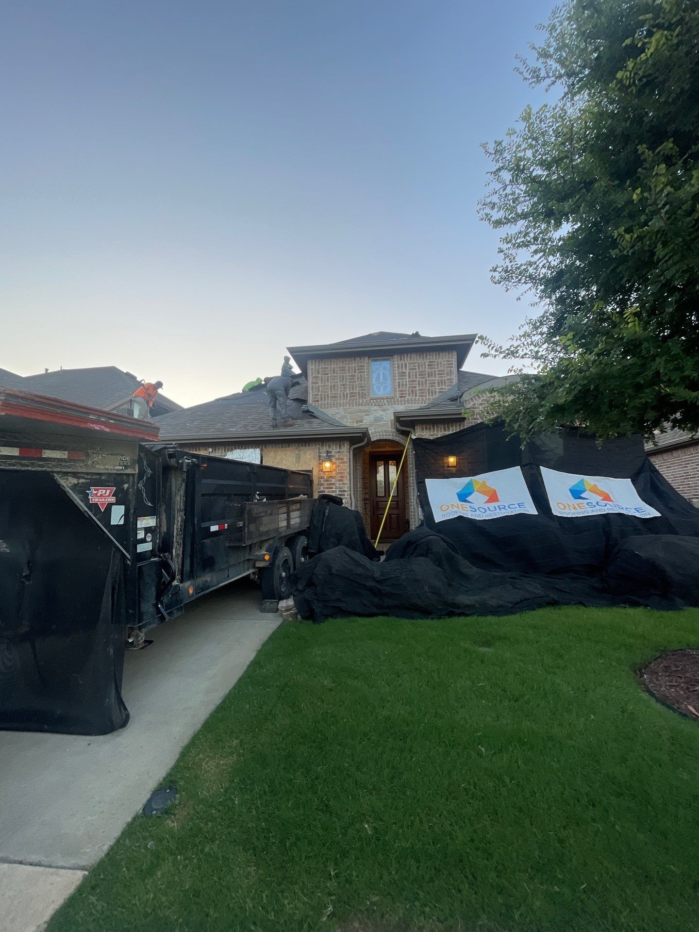 Residential Roofing Installation using Malarkey Vista Weathered Wood Plus by OneSource Roofing and Restoration