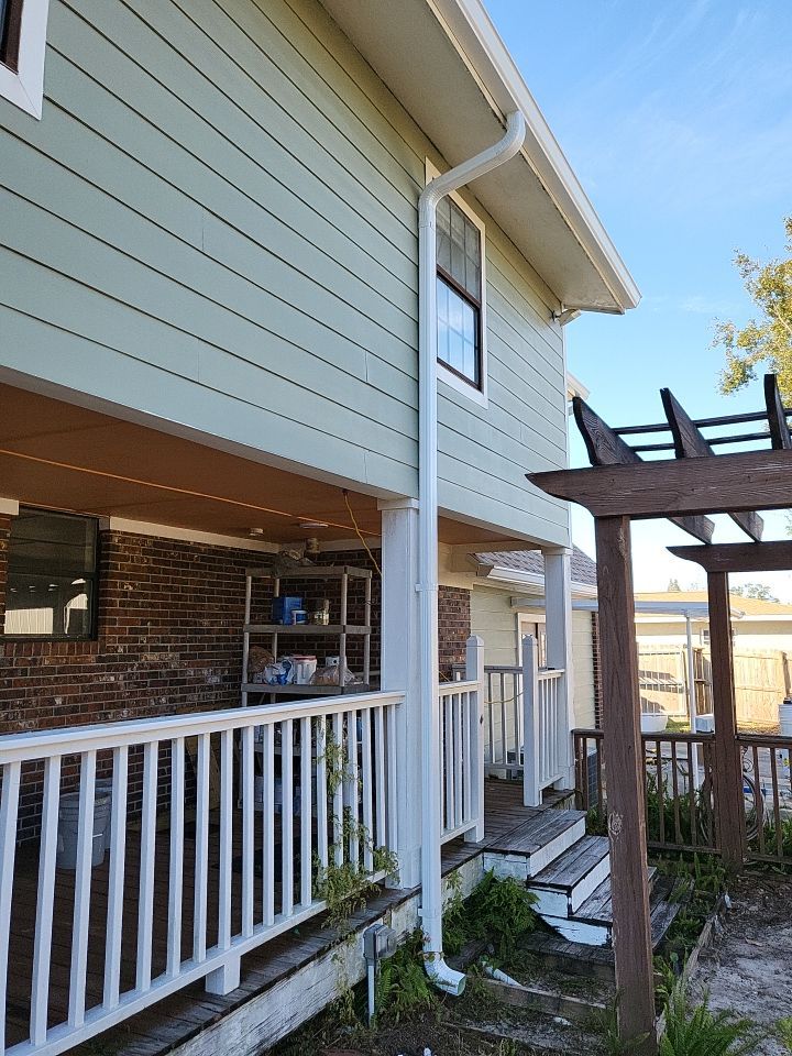 Gutter Installation using K-Style Seamless Gutters by Gutter Professors
