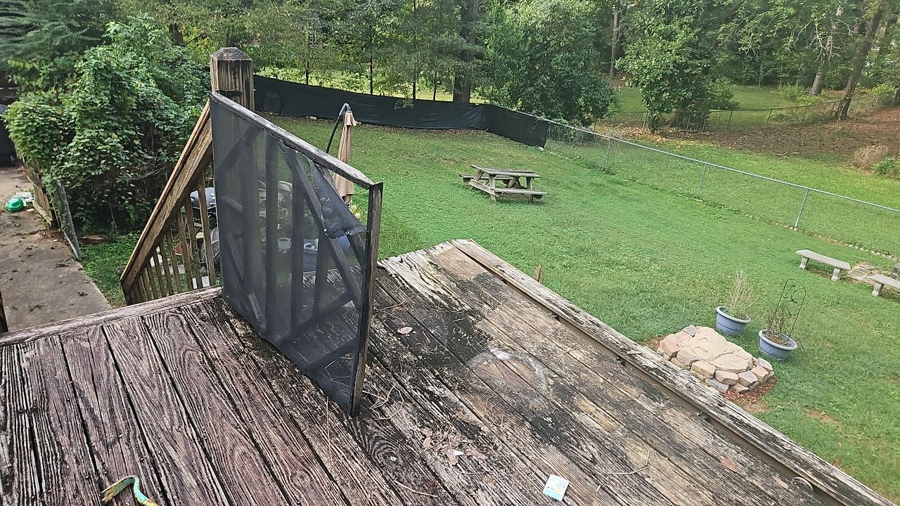 Split Rail Trail - Deck Installation  by Pillar and Pine