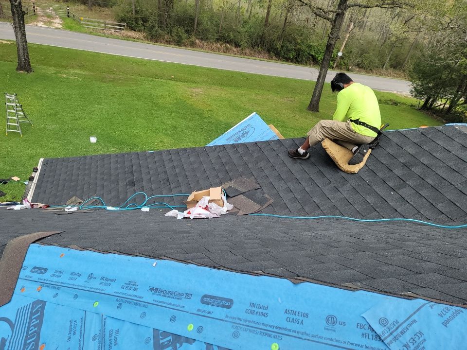 Residential Roofing Installation using Roof Replacement by American Roofing & Construction LLC