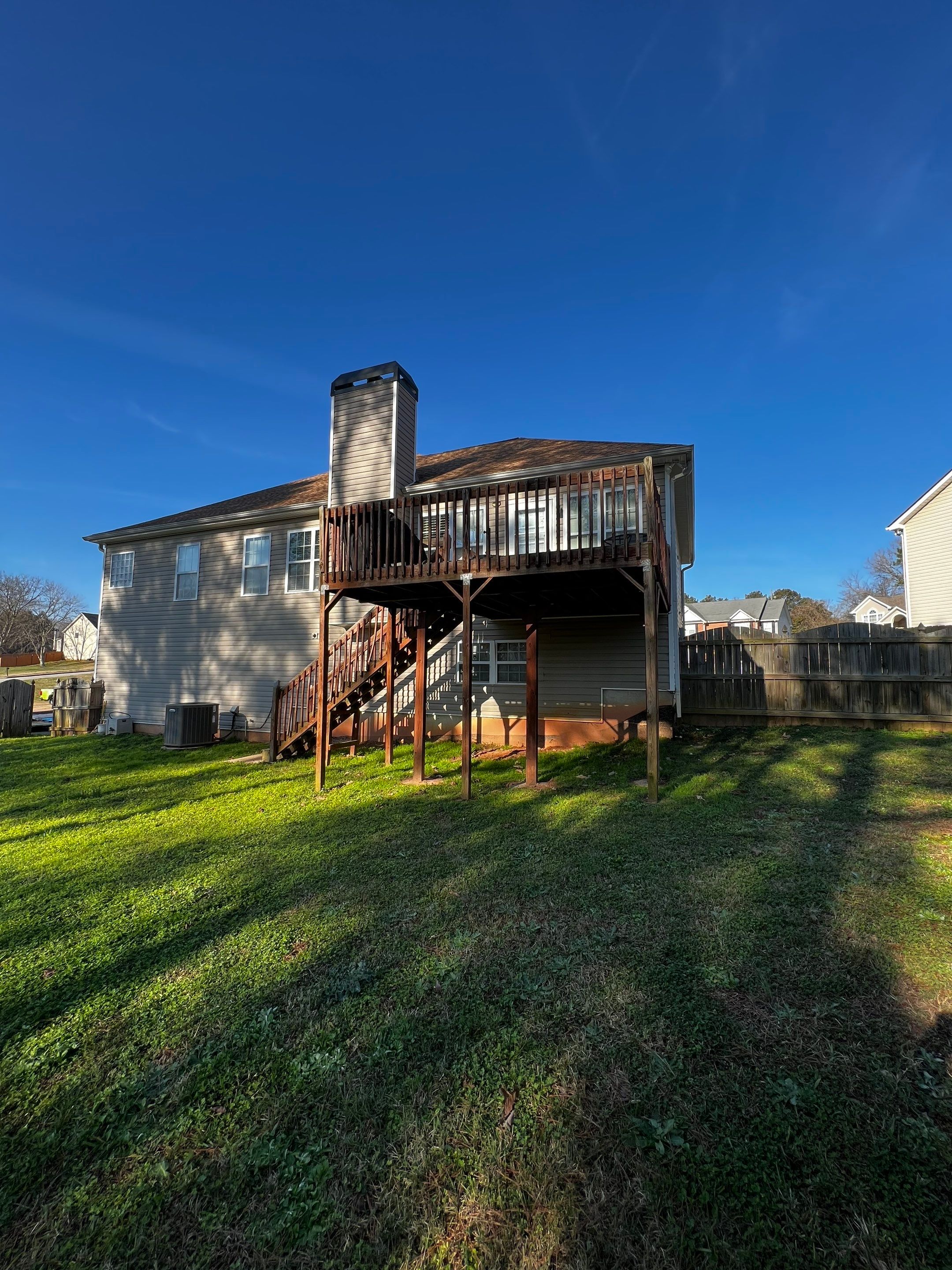 Custom Elevated Deck and Covered Porch Addition in Douglasville by Swift Home Renovations